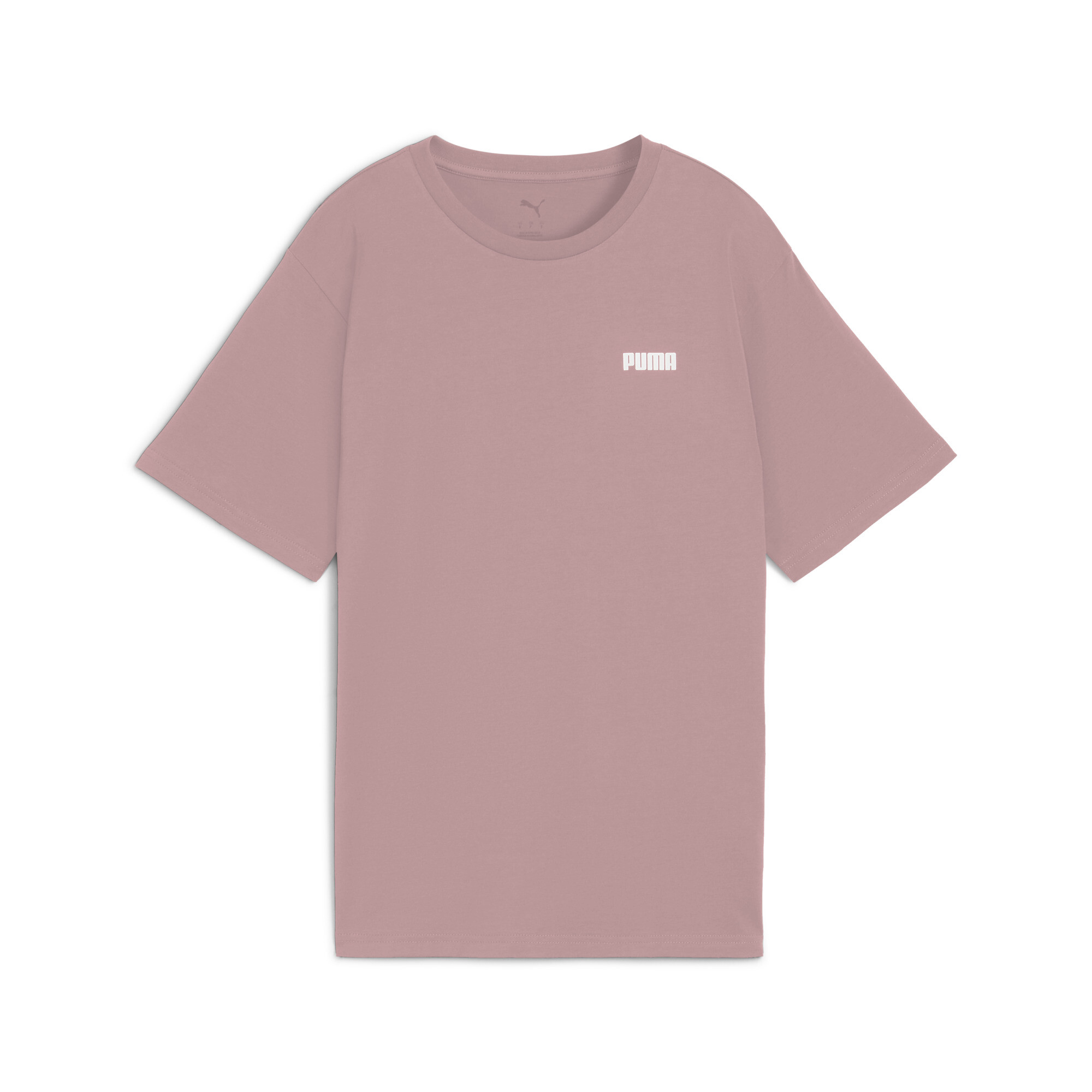 PUMA Essentials Small Logo Relaxed T-shirt voor Dames, Roze, Maat 3XL