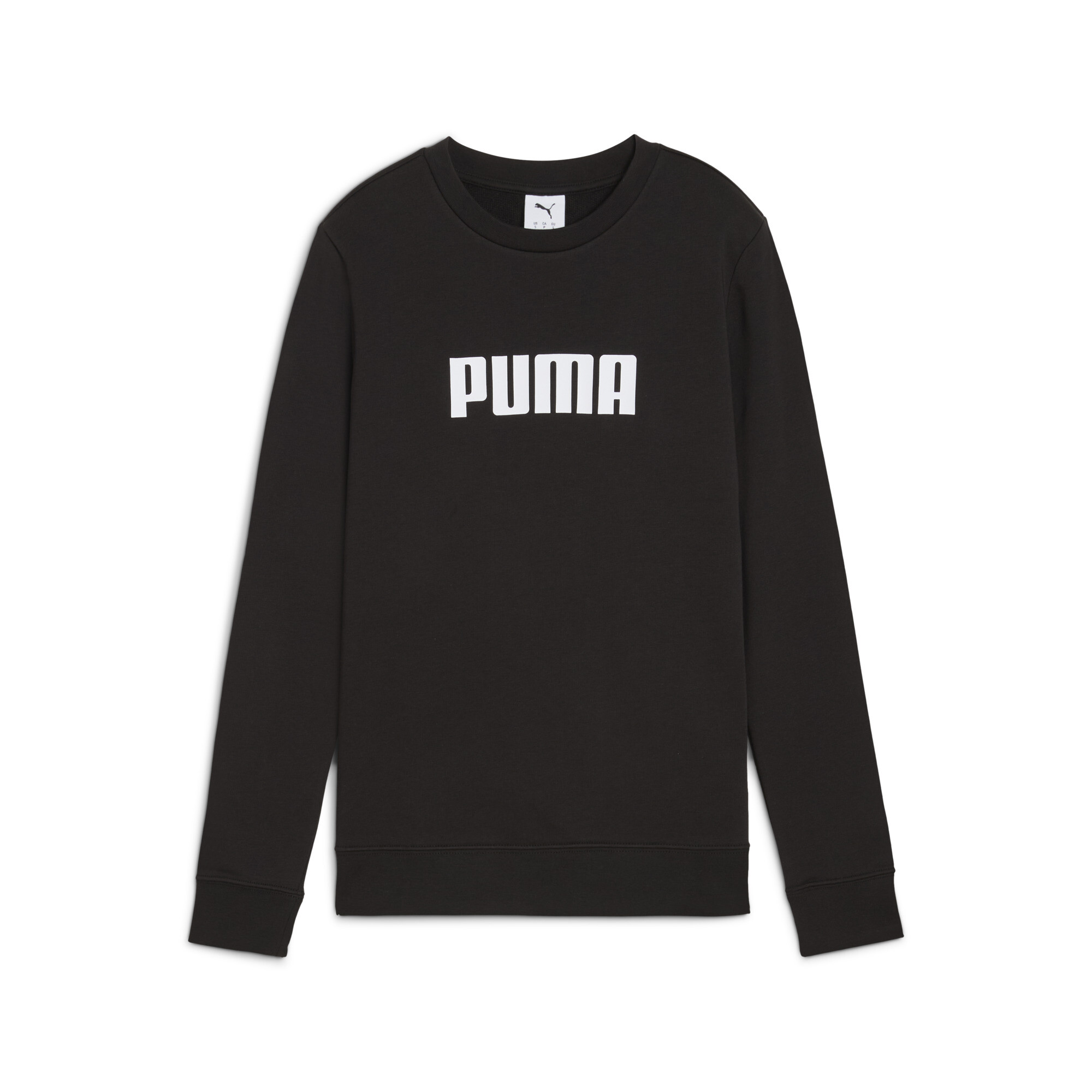 Puma Essentials Logo Sweatshirt Damen | Mit Logo Print | Black | Größe: XXS