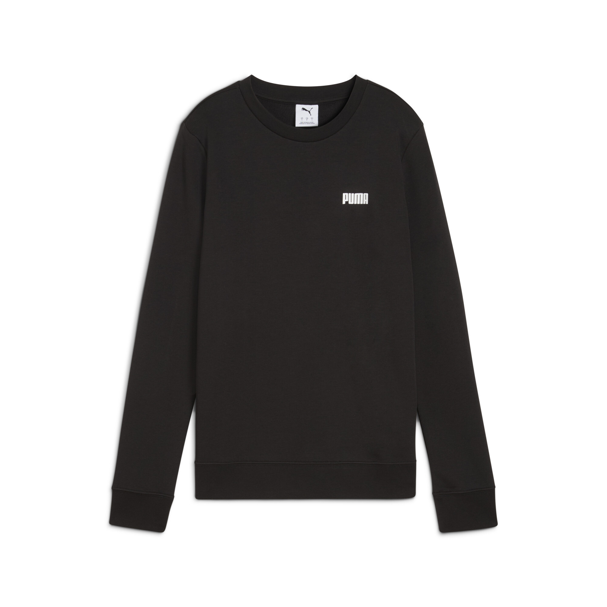 Puma Essentials Small Logo Sweatshirt Damen | Mit Logo Print | Black | Größe: L