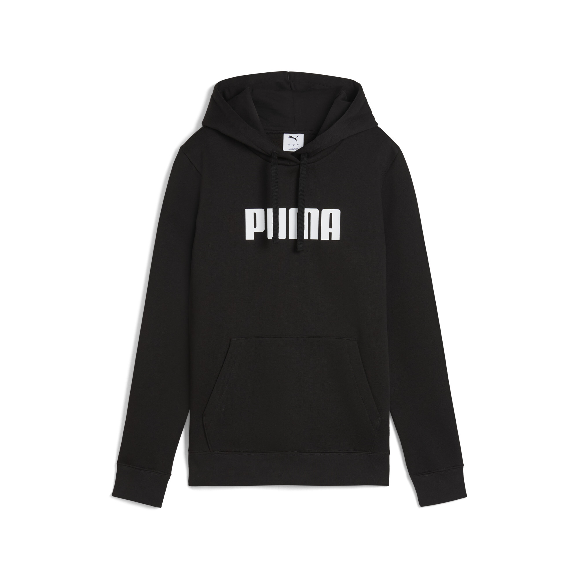 PUMA Essentials Logo hoodie voor Dames, Zwart, Maat 3XL