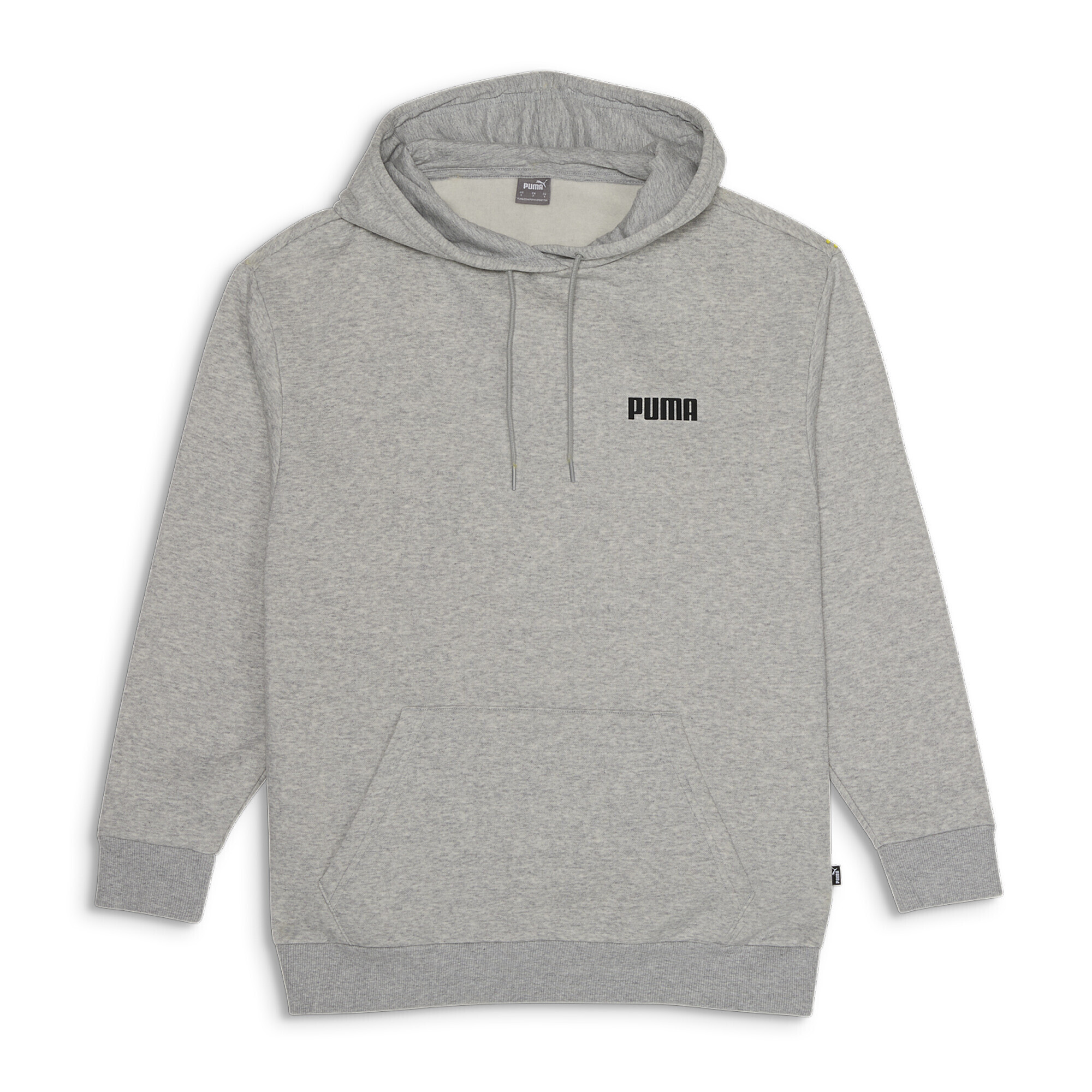 PUMA Wardrobe Essentials relaxte fleece hoodie voor Dames, Grijs, Maat S
