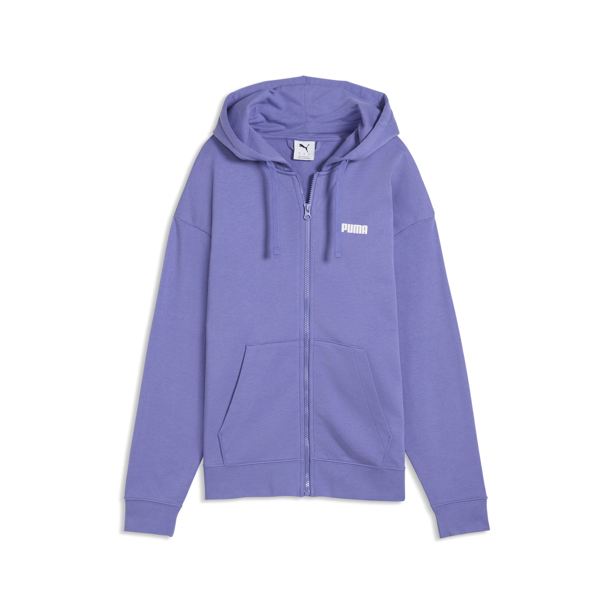 Hoodie zippé avec petit logo Essentials Femme