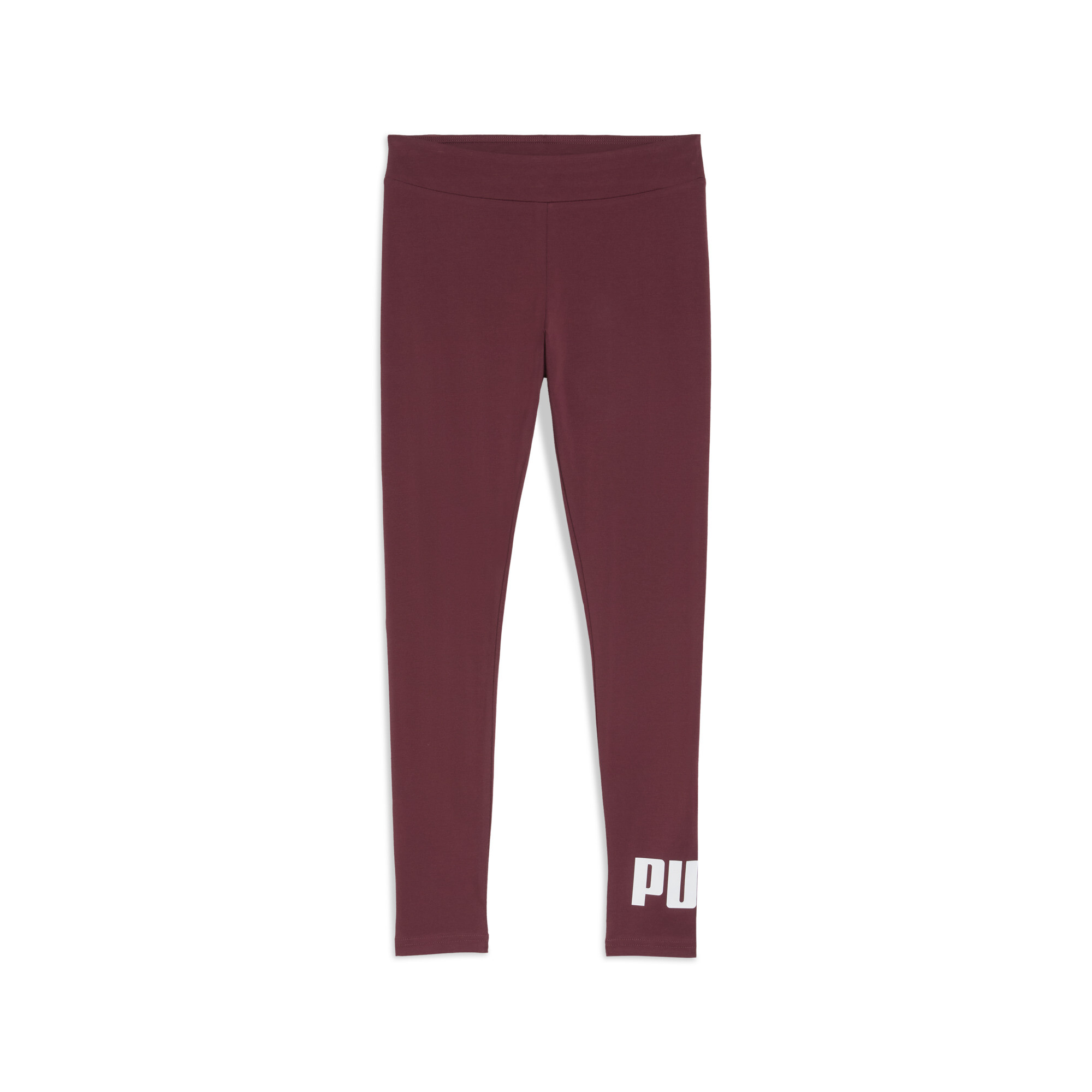 Puma Essentials Logo Leggings Damen | Mit Logo Print | Dark Jasper | Größe: XL