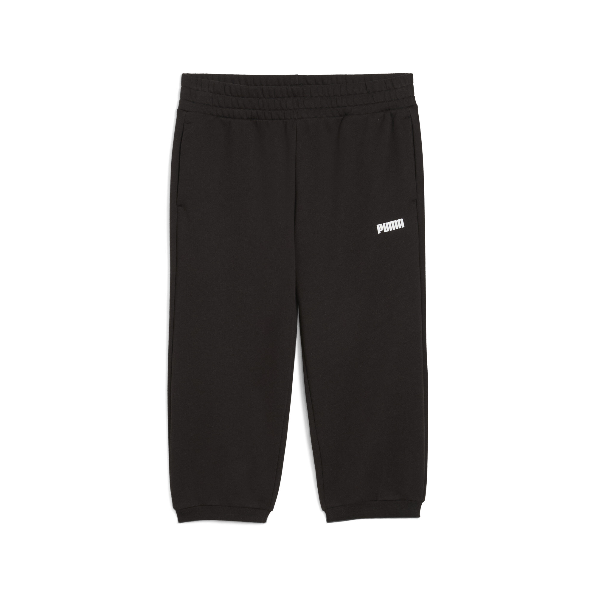 Puma Essentials Logo Capri-Jogginghose Damen | Mit Plain | Black | Größe: XL