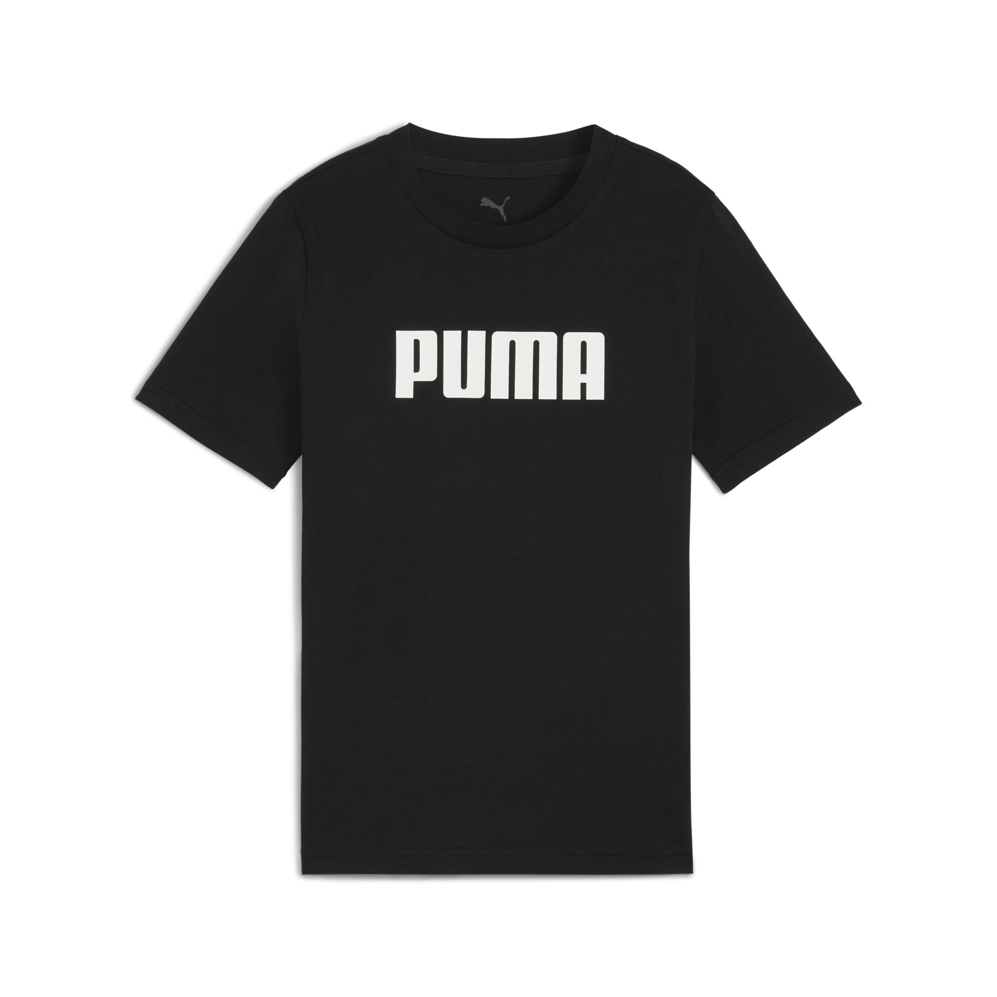 Puma Essentials Logo T-Shirt Teenager Für Herren Für Damen Für Kinder | Black | Größe: 15-16Y