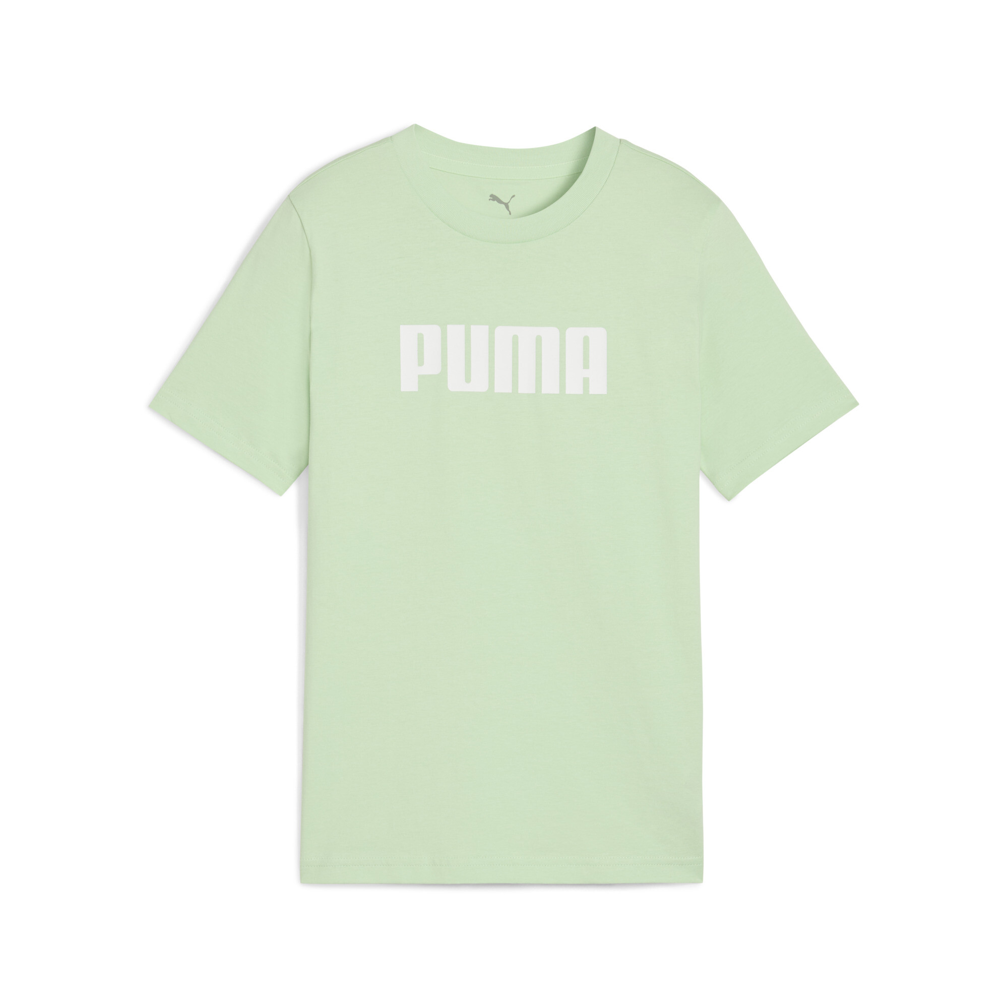 Puma Essentials Logo T-Shirt Teenager Für Herren Für Damen Für Kinder | Mit Plain | Light Mint | Größe: 13-14Y