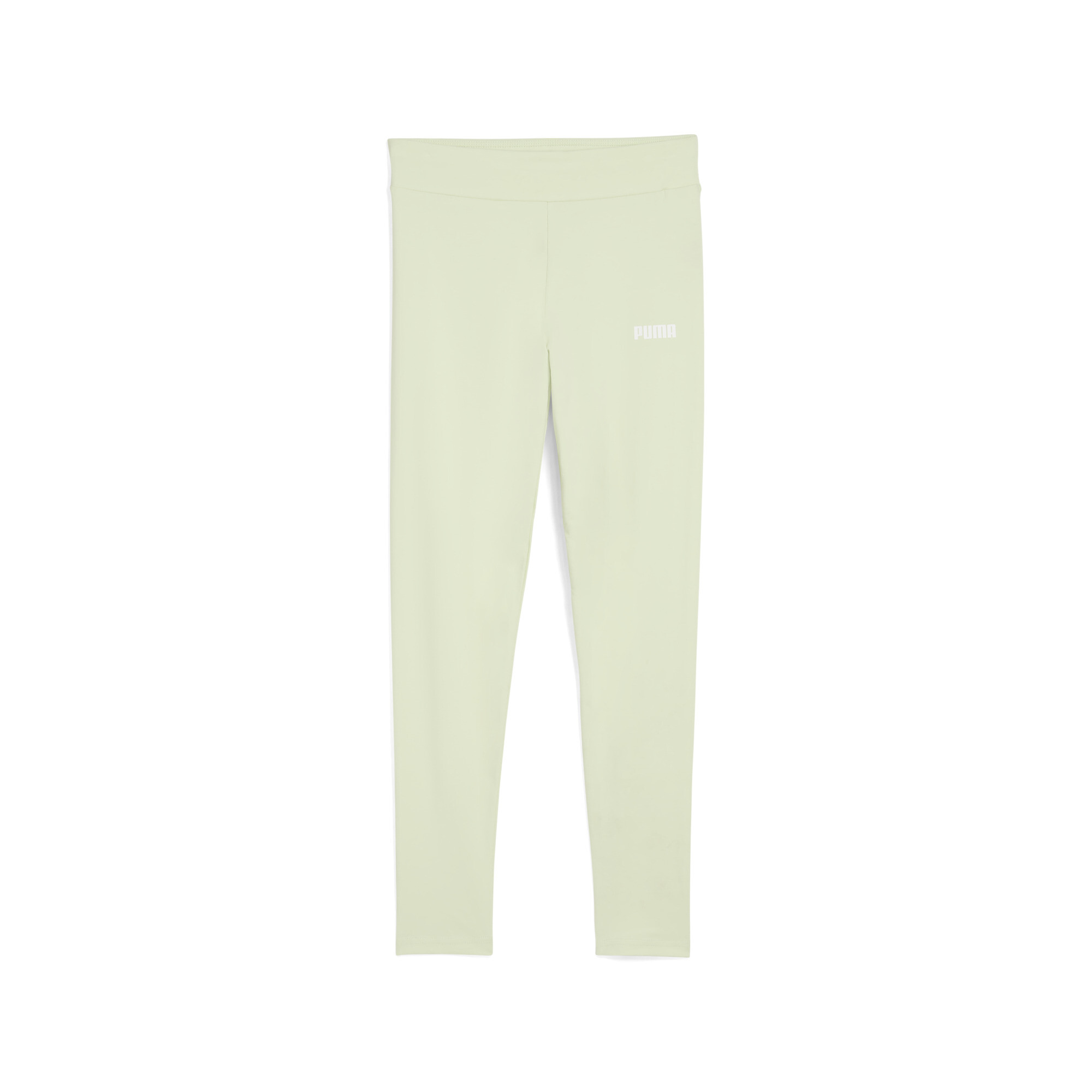 Puma Essentials Logo Leggings Teenager Für Damen Für Kinder | Mit Plain | Green Illusion | Größe: 15-16Y