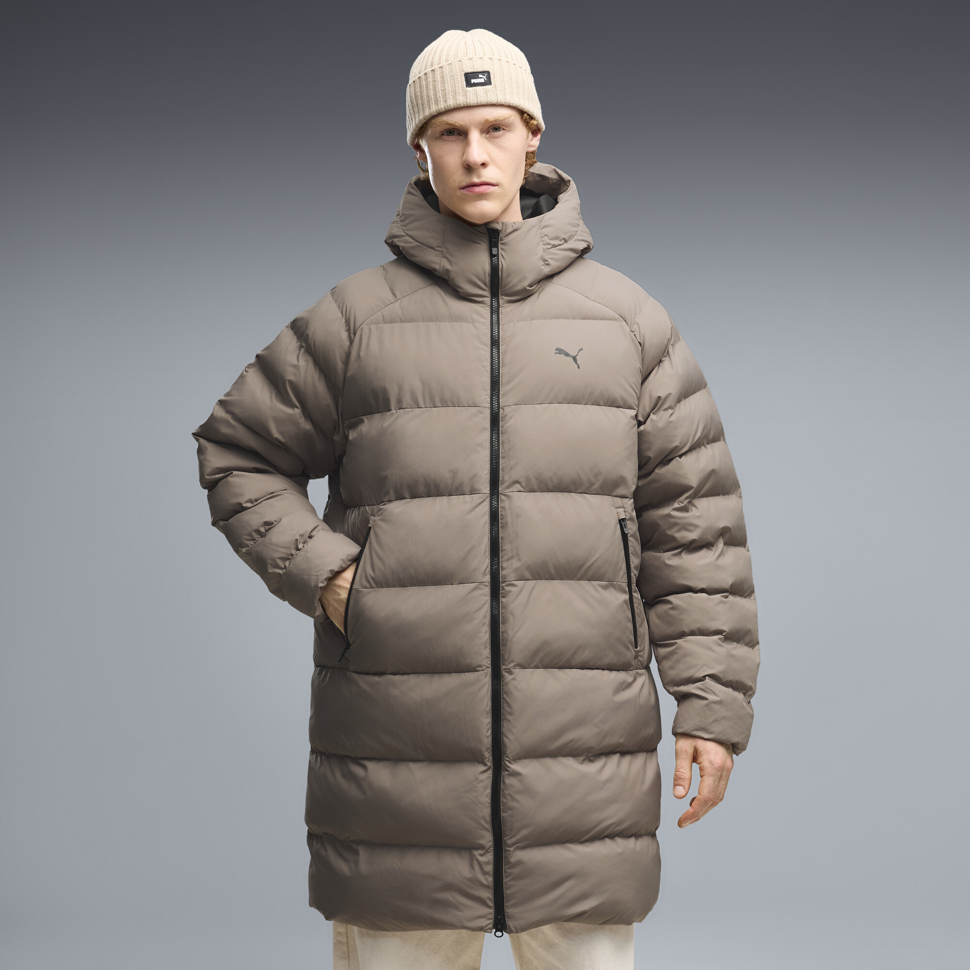 PUMA Mono Parka mit Kapuze Herren, Kleidung, , L