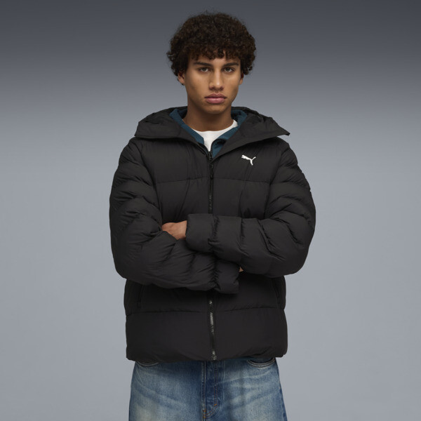 Campera PUMA con capucha Mono para Hombre En Negro