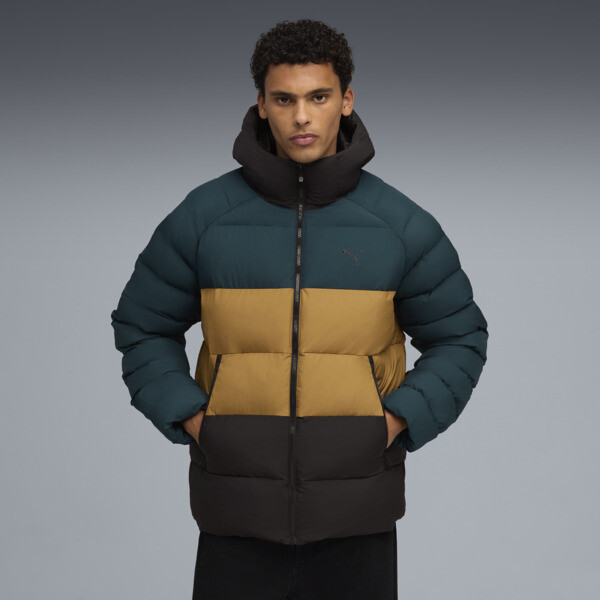 Campera PUMA con capucha Mono para Hombre En Verde Terrain