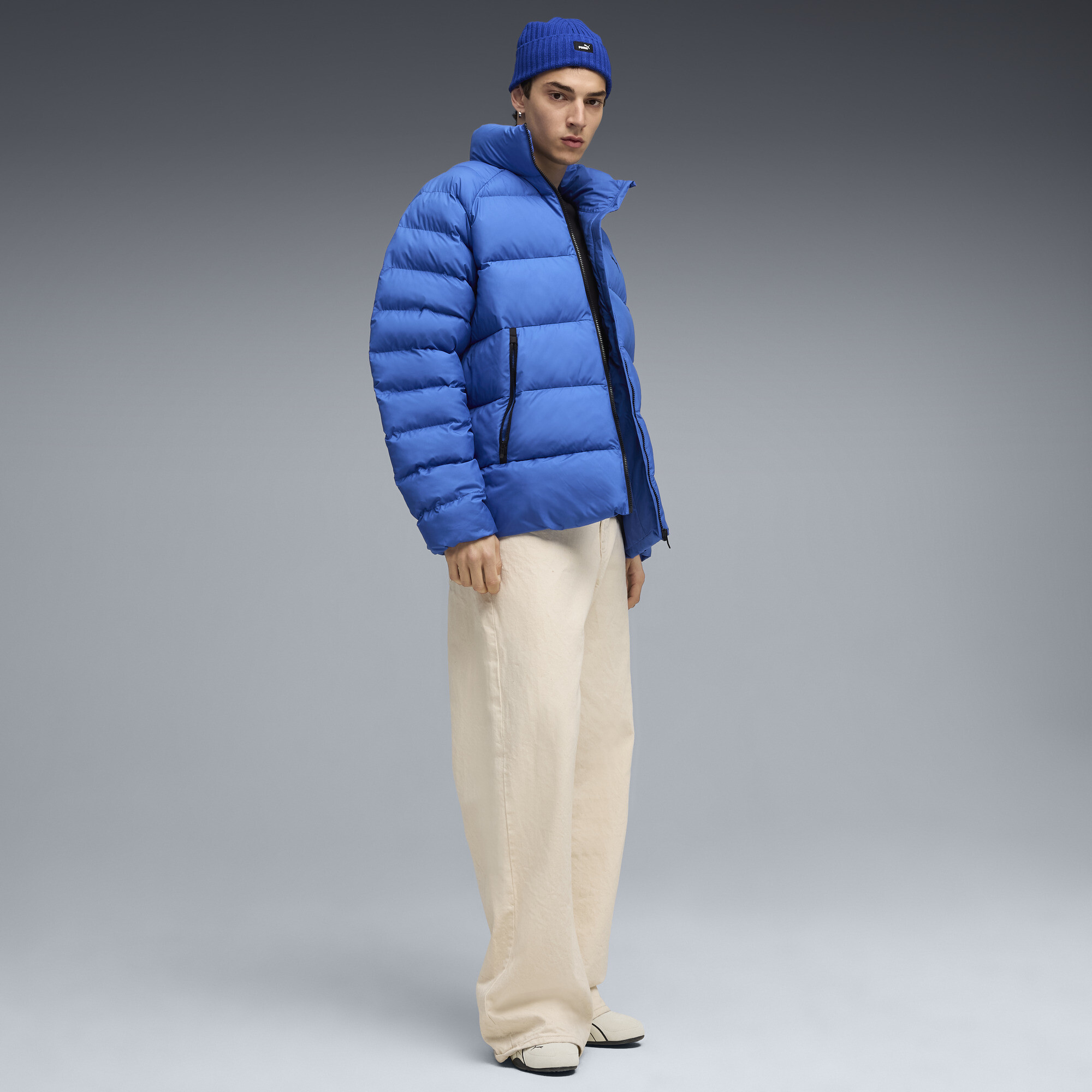 PUMA Mono regenjack voor Heren, Blauw, Maat XXL thumbnail 4