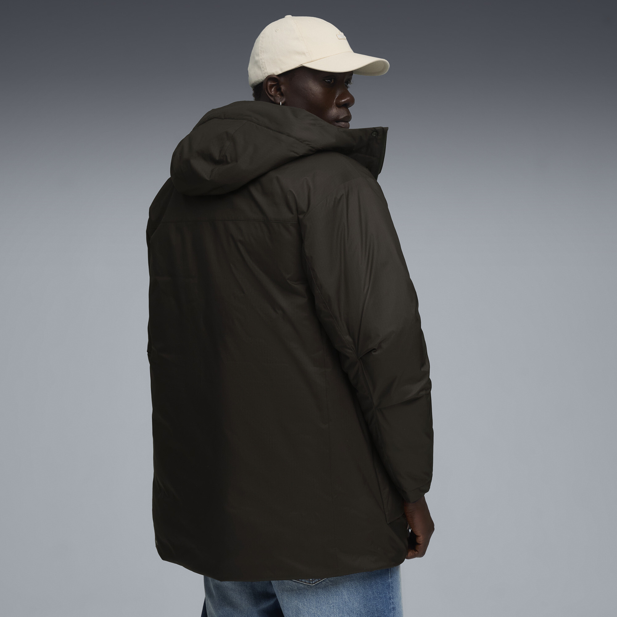 PUMA Donsparka met capuchon voor Heren, Zwart, Maat XXL thumbnail 5