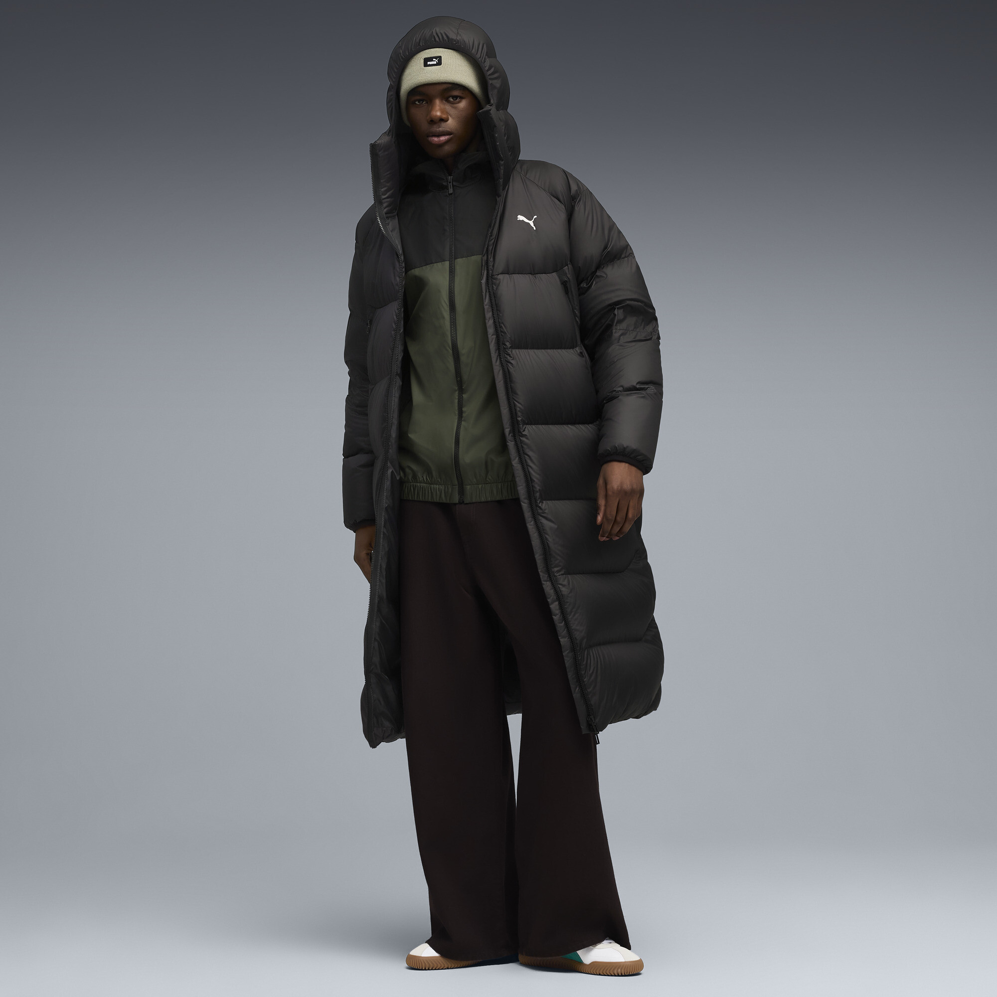 PUMA Donzen pufferjack met capuchon voor Heren, Zwart, Maat M thumbnail 4