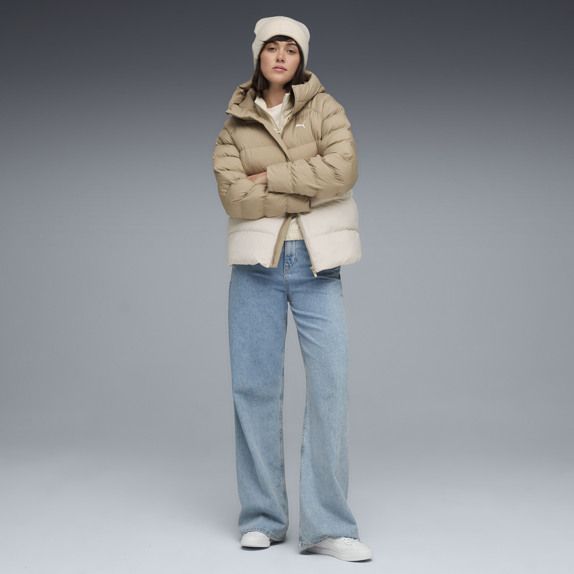 PUMA Mono jack met capuchon voor Dames, Maat S thumbnail 4