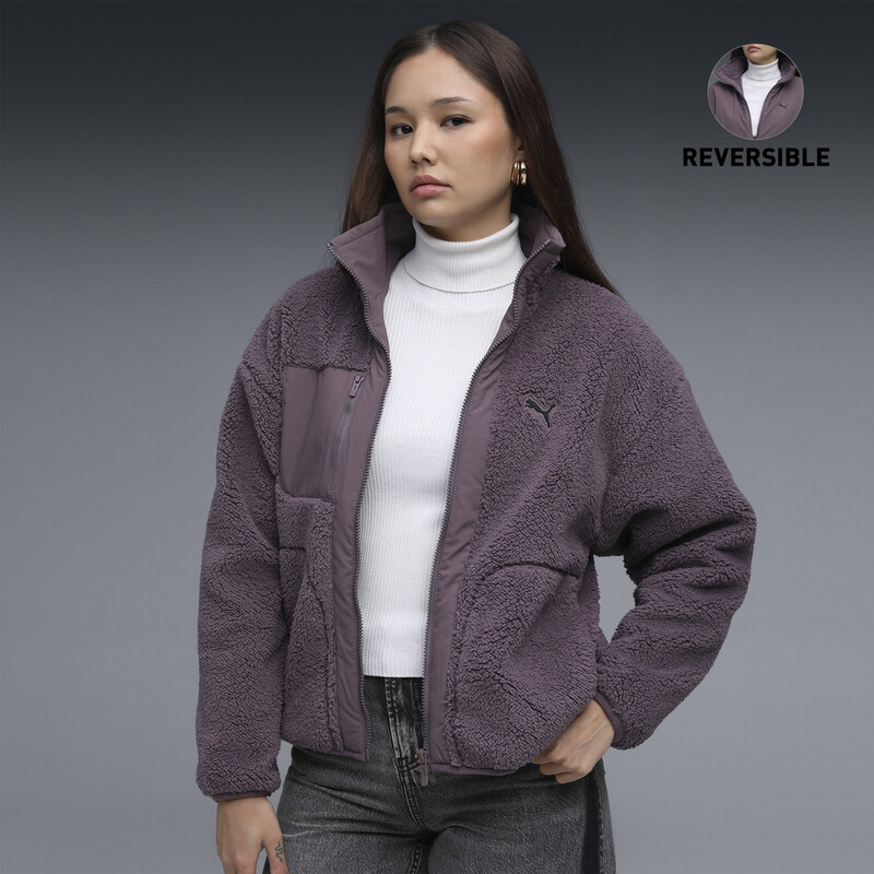

Women's PUMA Relaxed Fit Reversible Sherpa Jacket