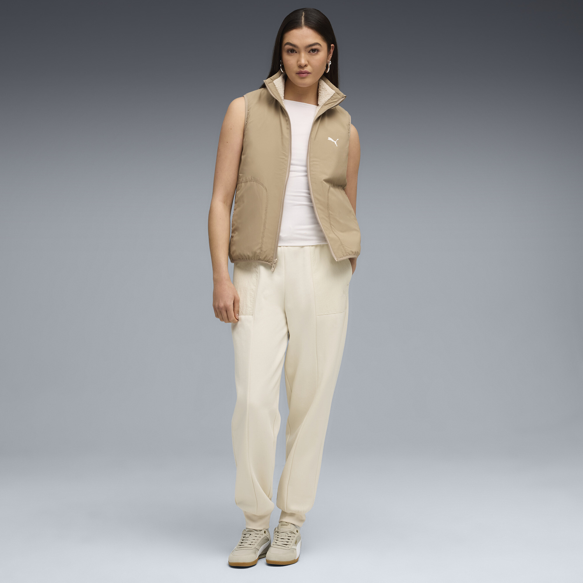 PUMA Omkeerbaar hybride sherpabodywarmer voor Dames, Maat L thumbnail 4