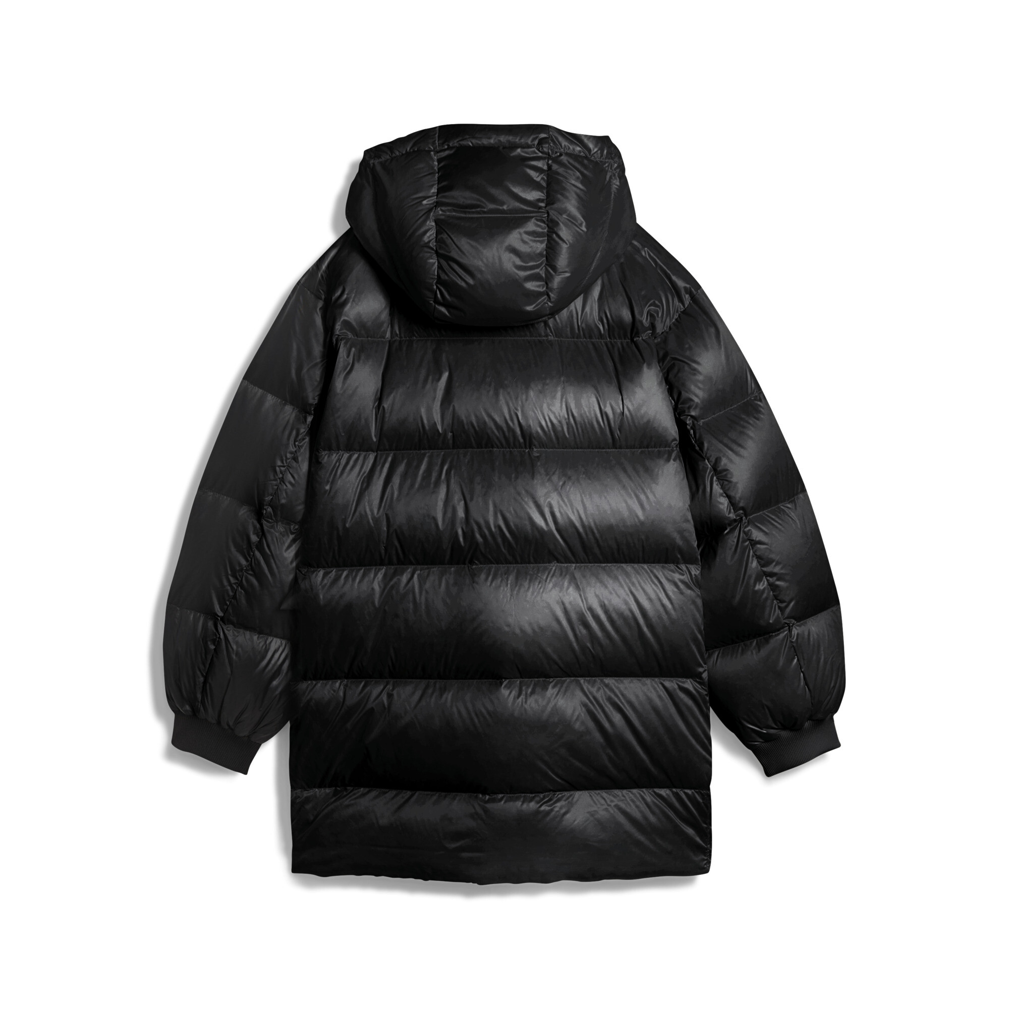 PUMA Style donsjas met capuchon voor Dames, Zwart, Maat XXS thumbnail 2