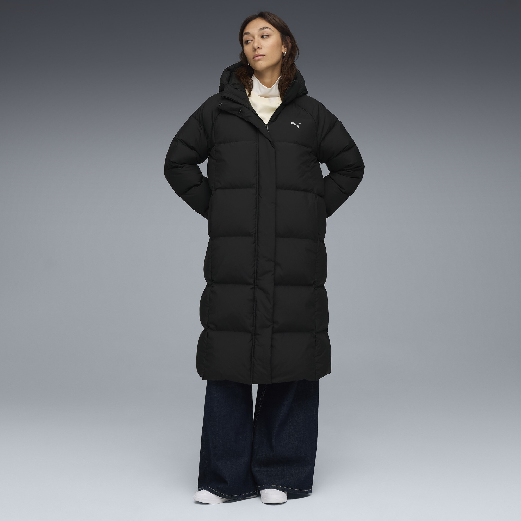 Пуховик Hooded Down Puffer Coat Women | Колір: Чорний | Puma Black