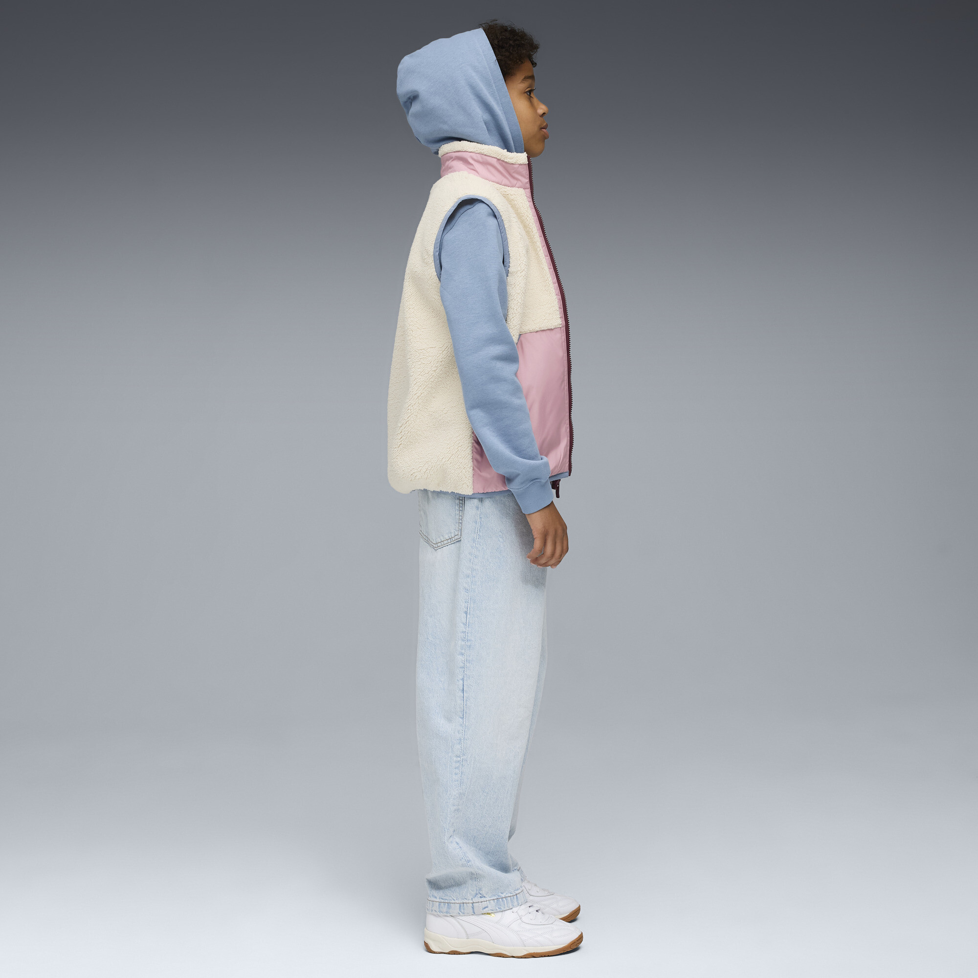 PUMA Outerwear Big Kids' Sherpa Vest - Picture 10 of 12