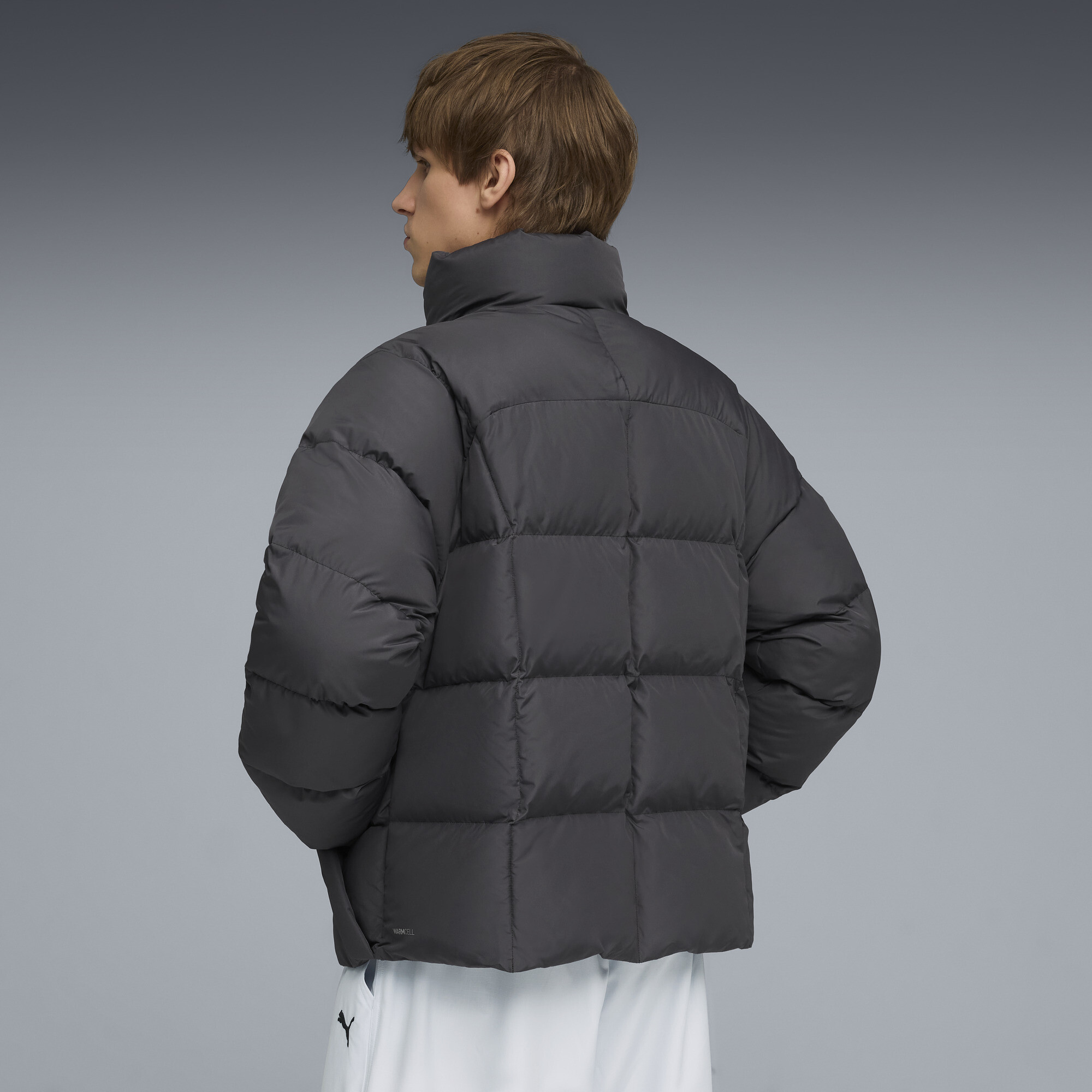 PUMA Wardrobe Essentials pufferjack voor Heren, Grijs, Maat XXL thumbnail 5