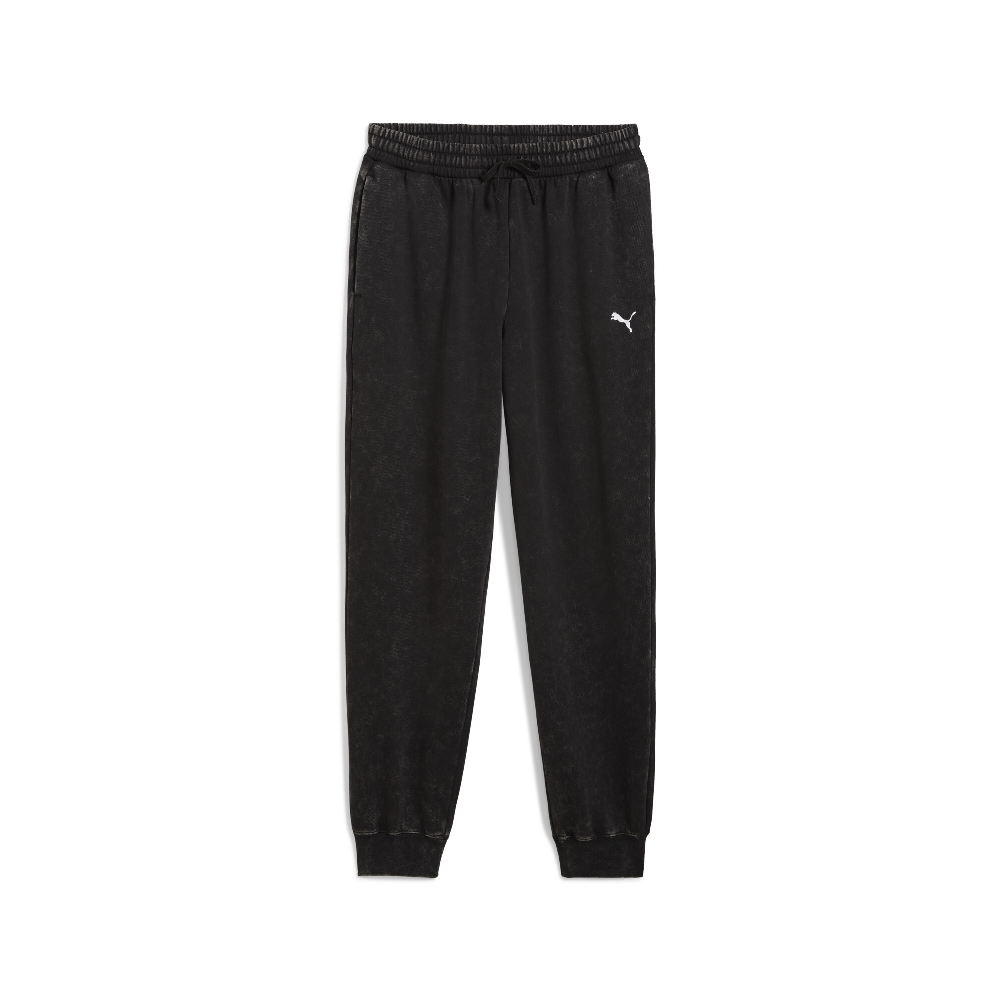Puma Essentials Elevated Relaxed Wash Jogginghose Herren | Mit Print | Black | Größe: L