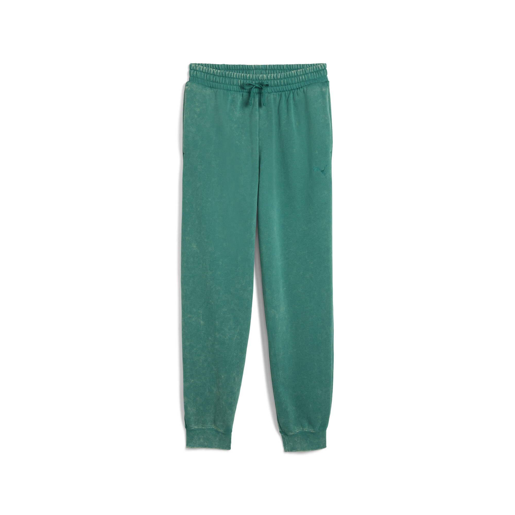 Puma Essentials Elevated Wash Sweatpants Men In Green