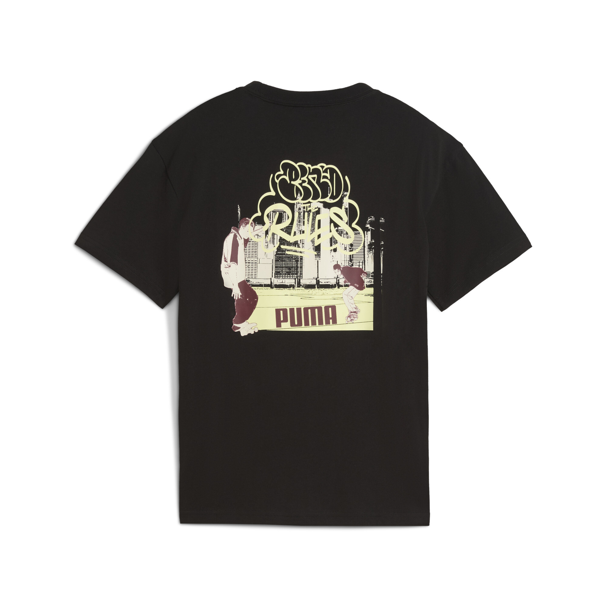 PUMA MID90s II T-shirt met print voor Heren, Zwart, Maat 15-16Y thumbnail 2