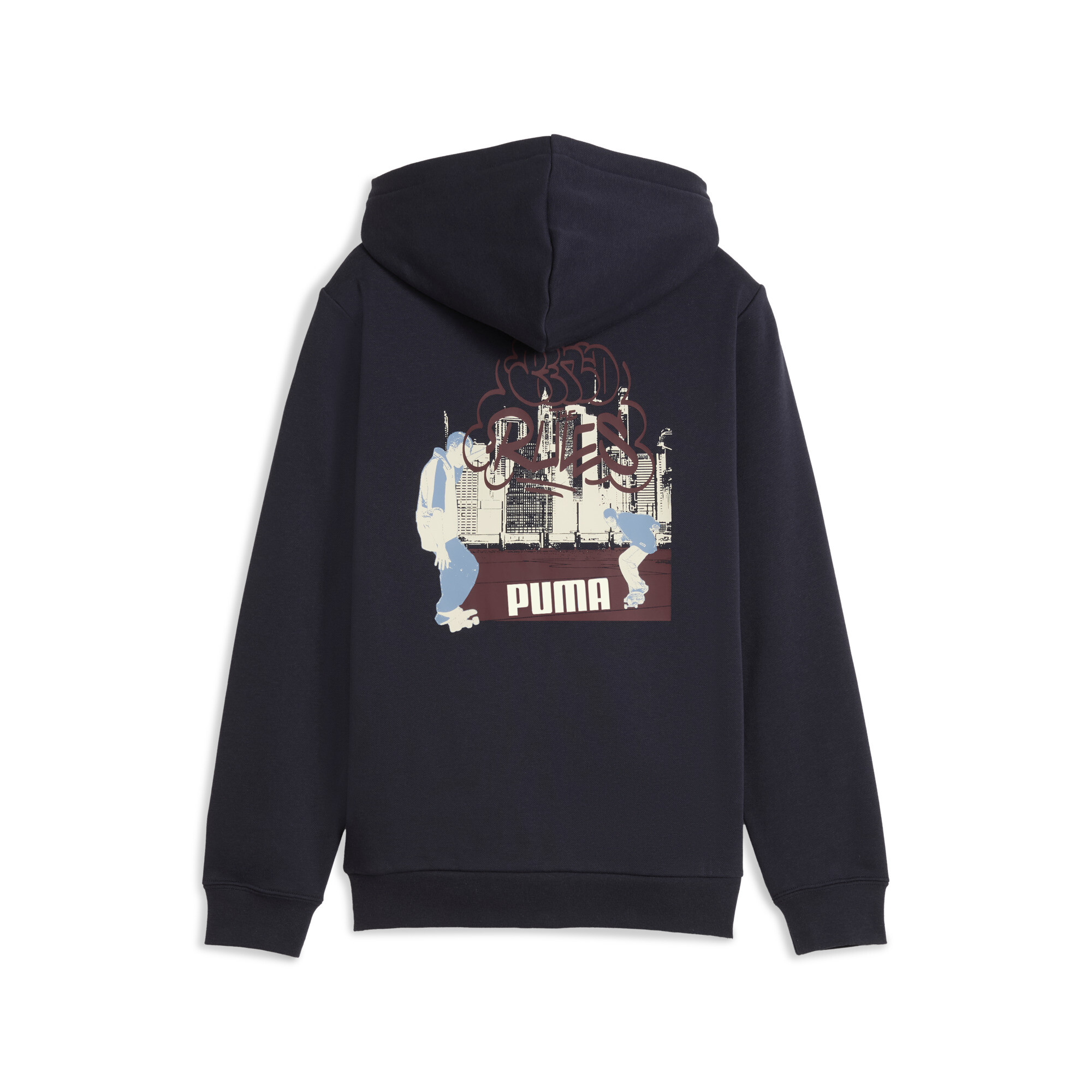 PUMA MID90s top met volledige rits voor Heren, Blauw, Maat 9-10Y thumbnail 2