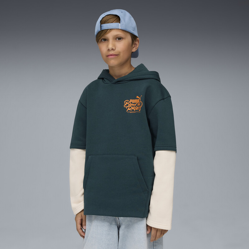 

PUMA MID90s Boys' Graphic Layered Hoodie