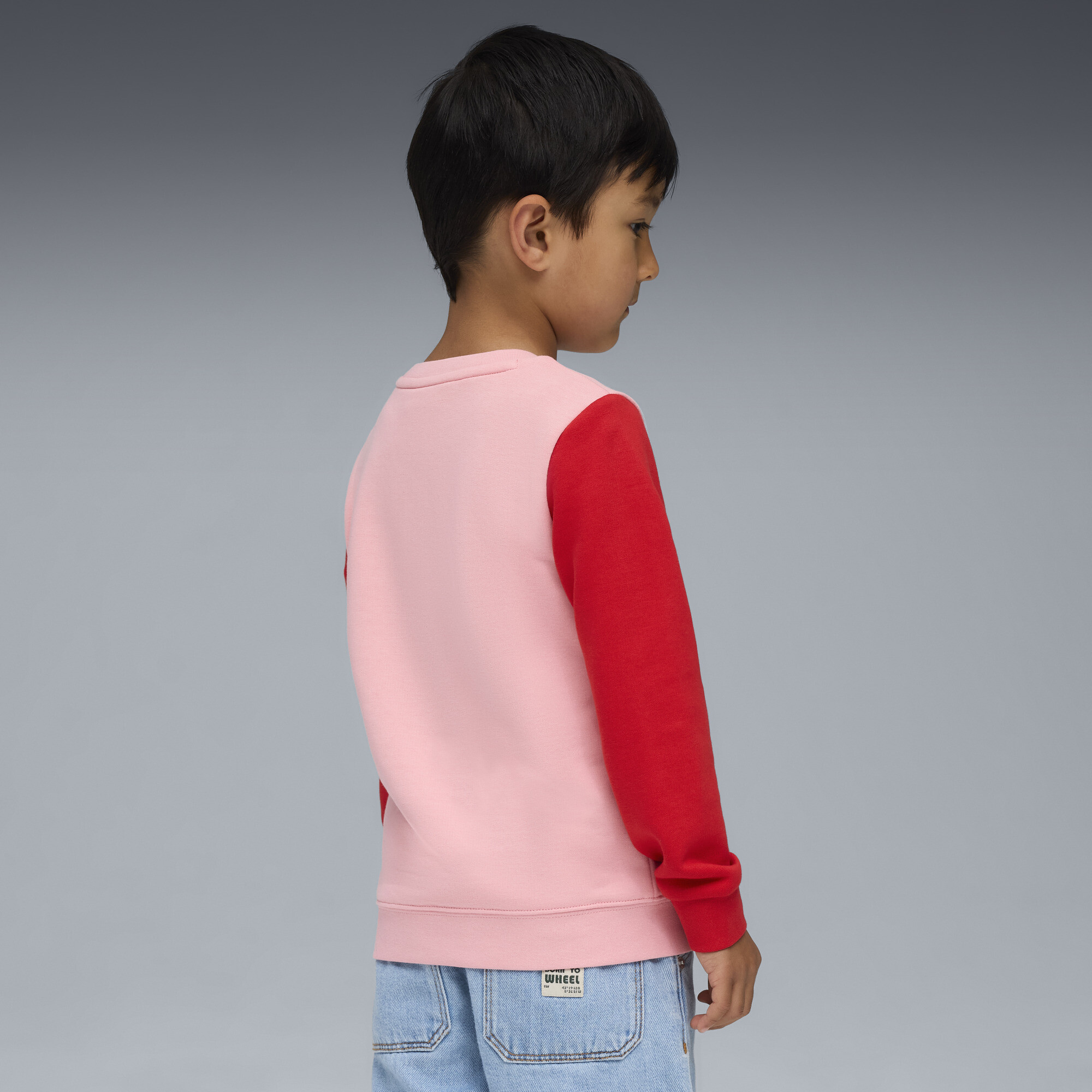 PUMA Little Runners Crew, Roze, Maat 6-7Y thumbnail 2