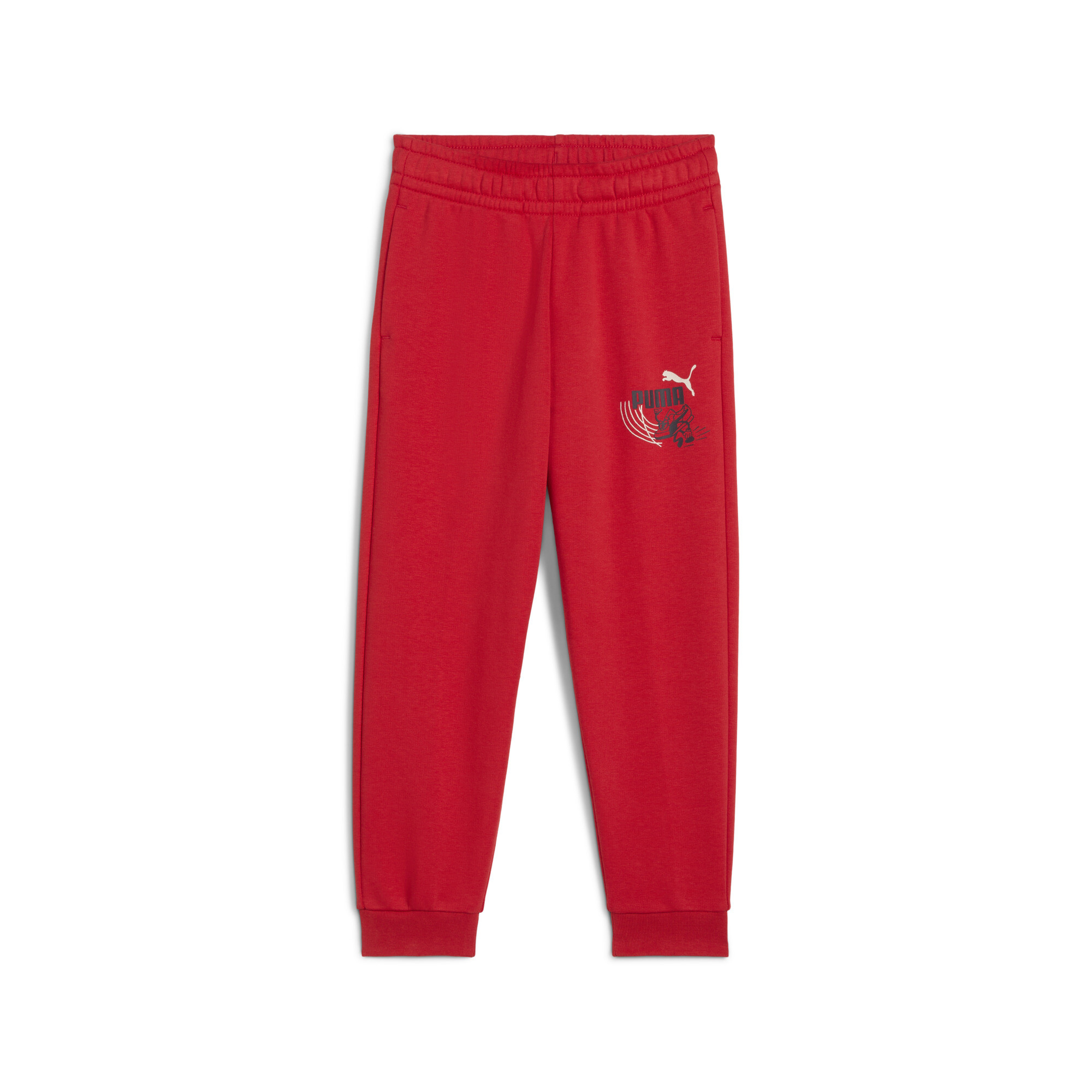 PUMA Little Runners sweatpant, Rood, Maat 6-7Y thumbnail 3