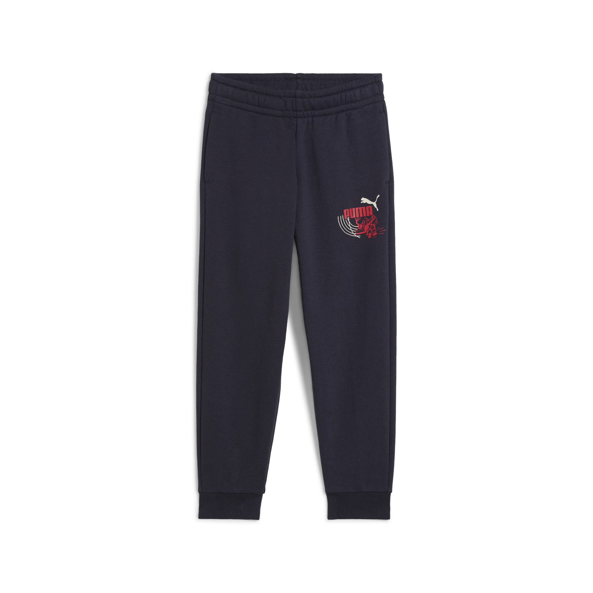 PUMA Little Runners sweatpant, Blauw, Maat 2-3Y thumbnail 3