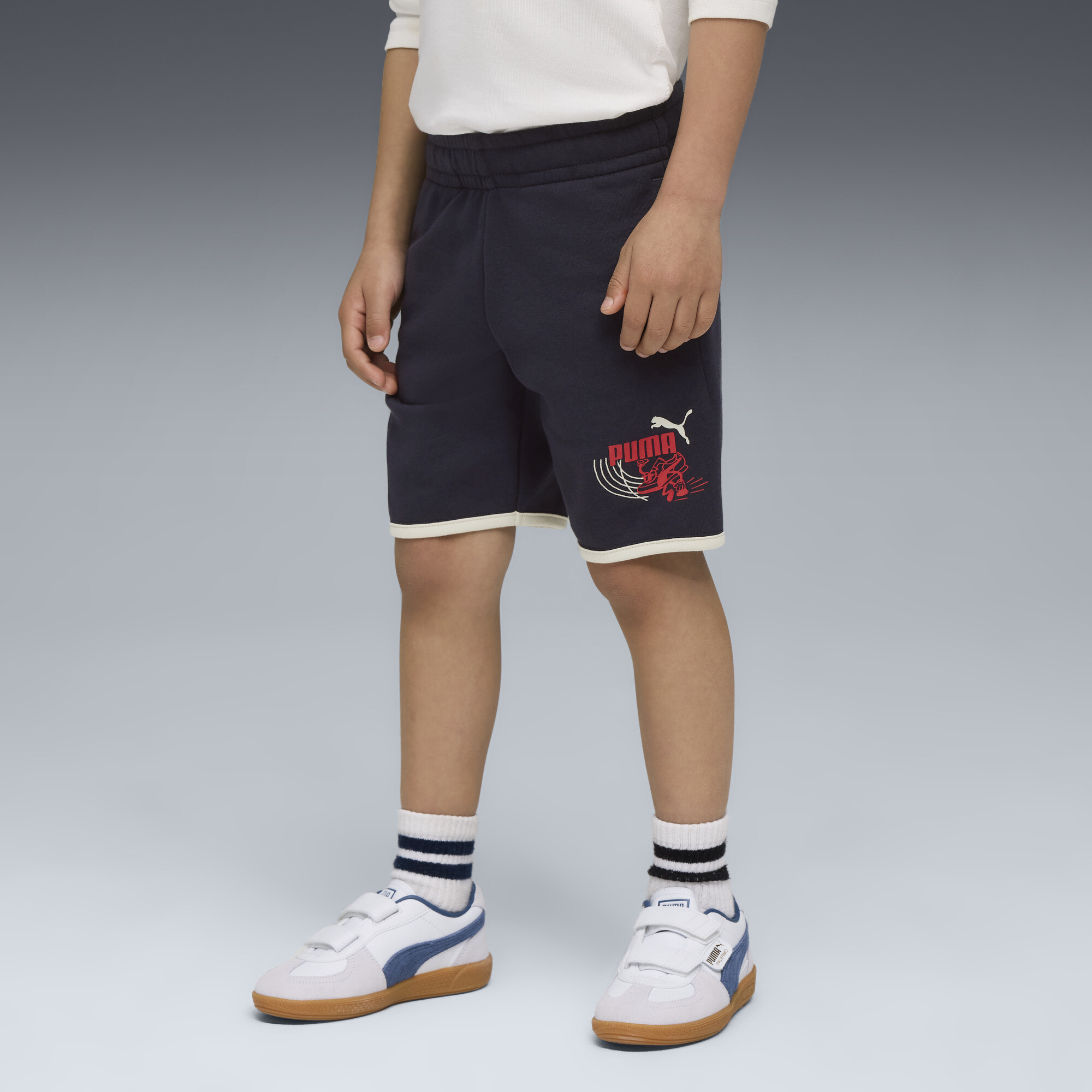 PUMA Little Runners short, Blauw, Maat 5-6Y thumbnail 5