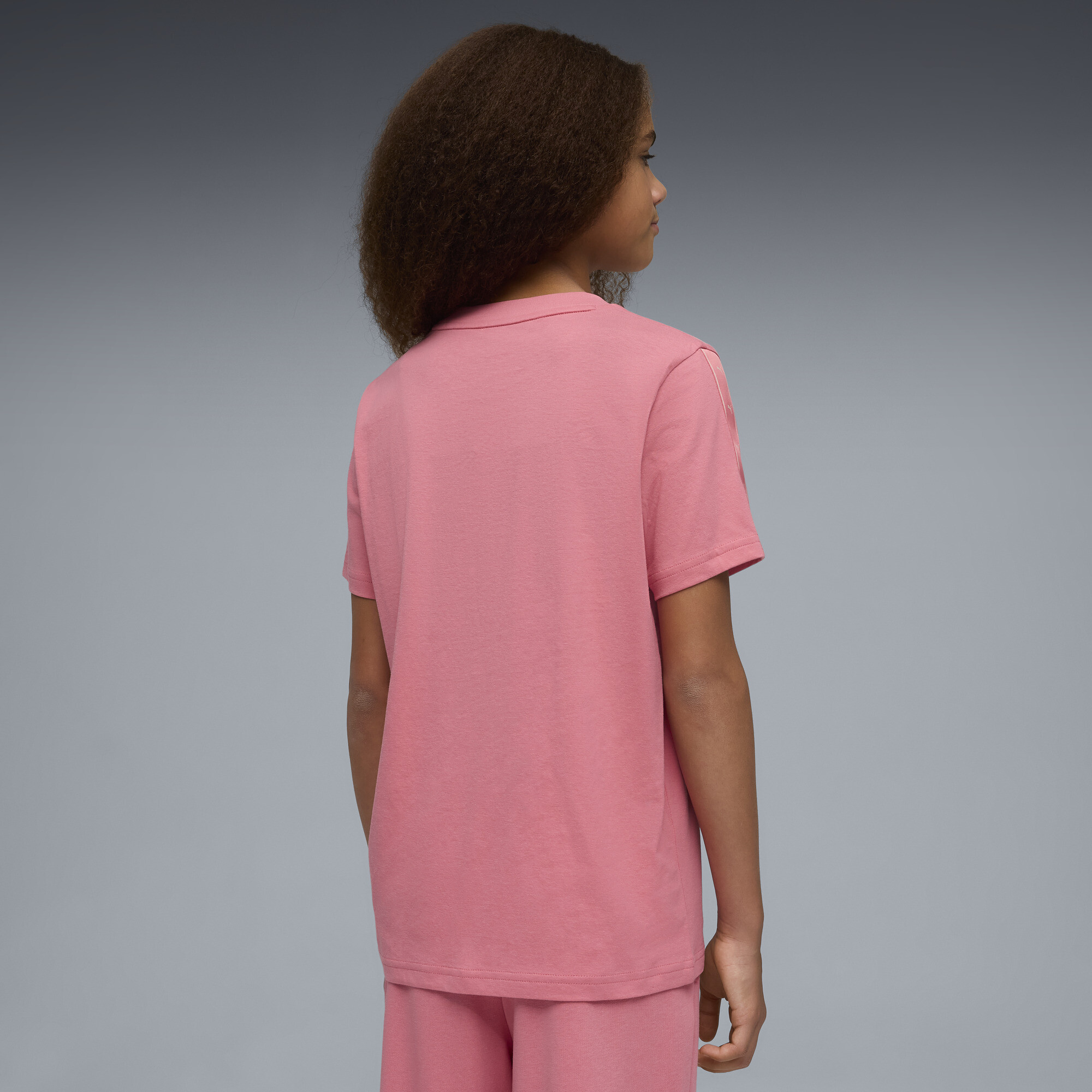 PUMA Essentials T-shirt met band voor Dames, Roze, Maat 11-12Y thumbnail 3