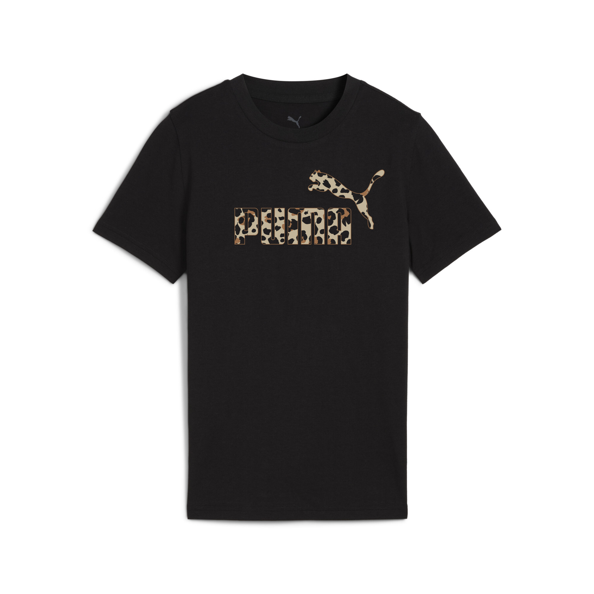 PUMA Essentials Graphic Animal T-shirt met afbeelding voor Dames, Zwart, Maat 7-8Y thumbnail 3