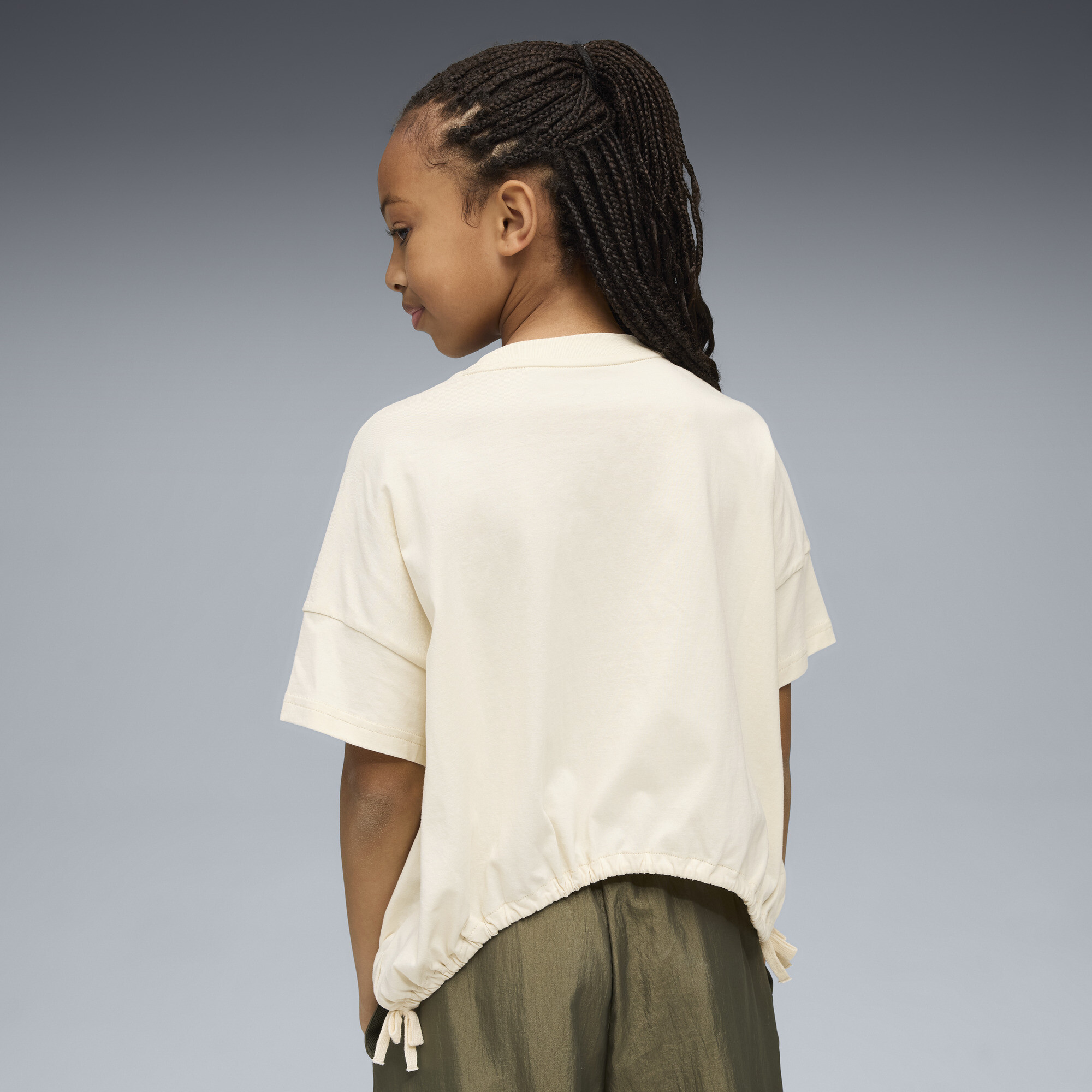 PUMA Tweenerverse geknoopt T-shirt voor Dames, Maat 15-16Y thumbnail 5