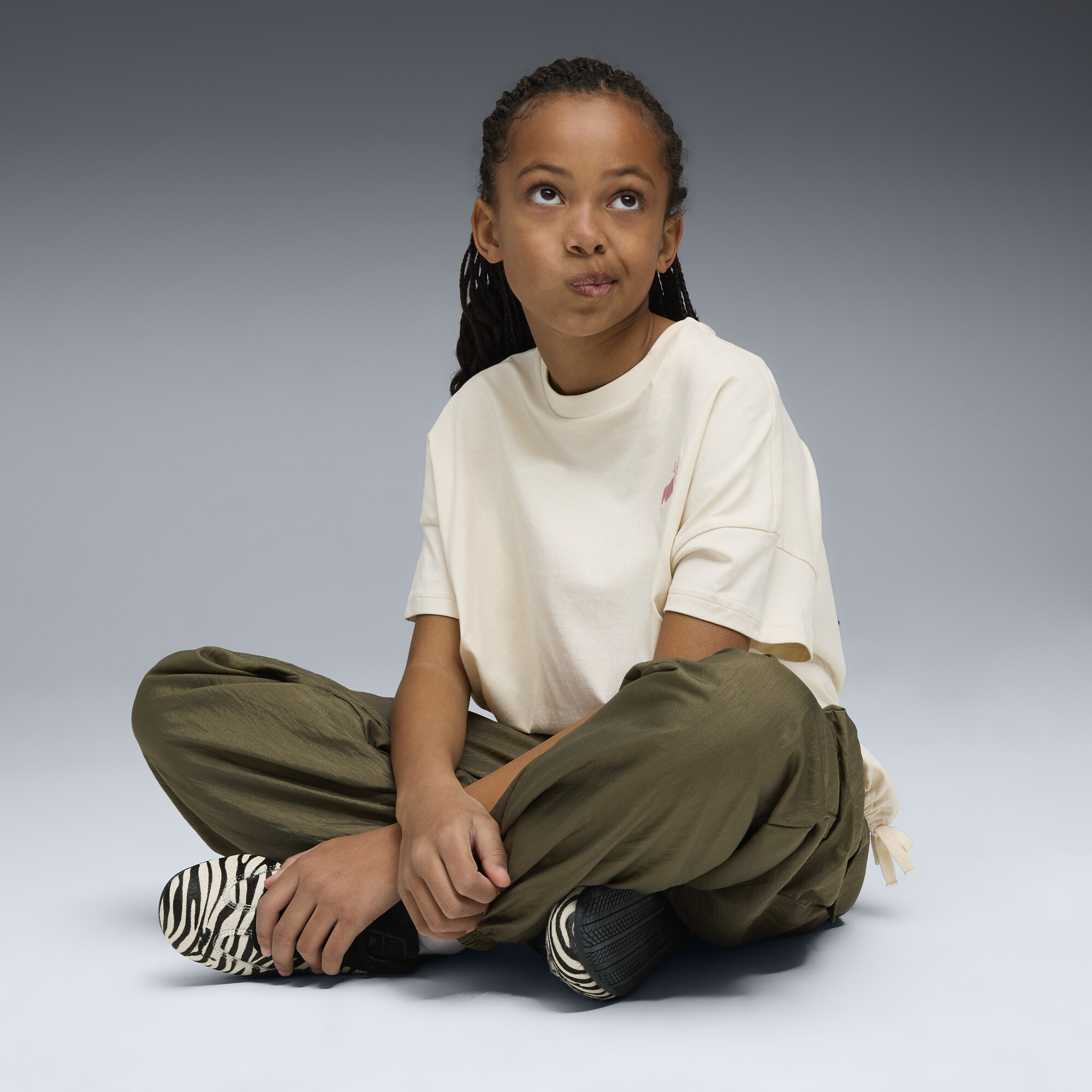 PUMA Tweenerverse geknoopt T-shirt voor Dames, Maat 15-16Y thumbnail 4