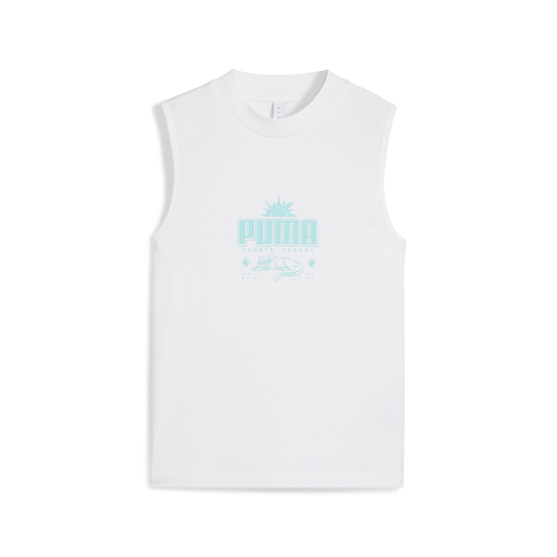 

Women's PUMA PALM RESORT Graphic Slim Fit Tank