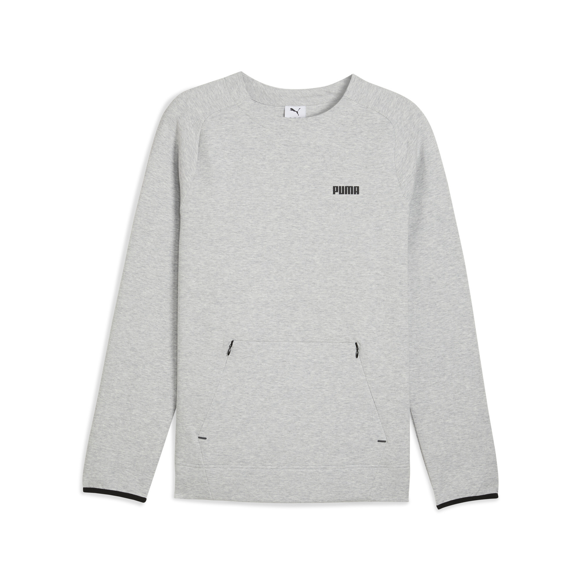 Puma Spacer Sweatshirt Herren | Light Gray Heather | Größe: L