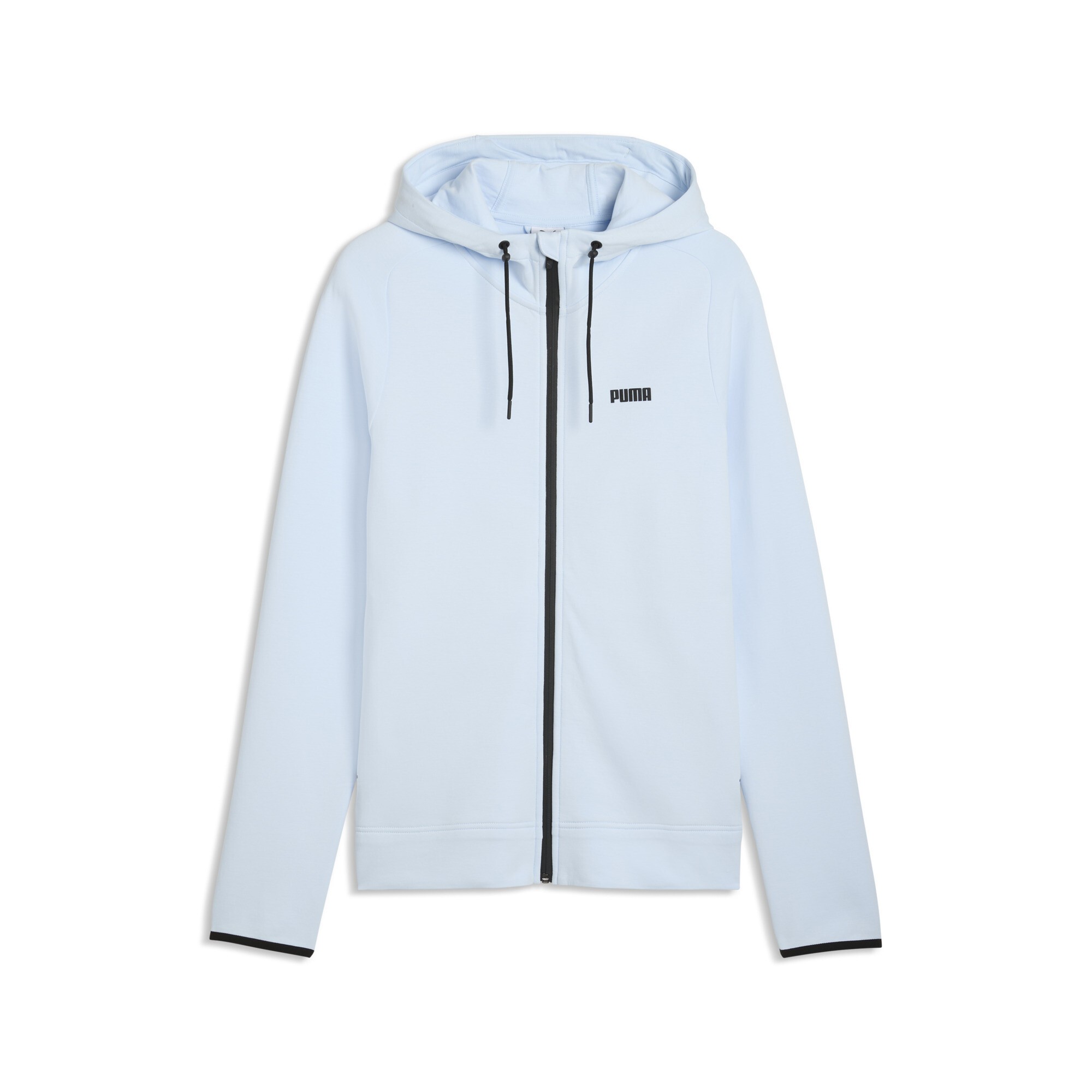 PUMA Spacer hoodie met rits voor Heren, Blauw, Maat M