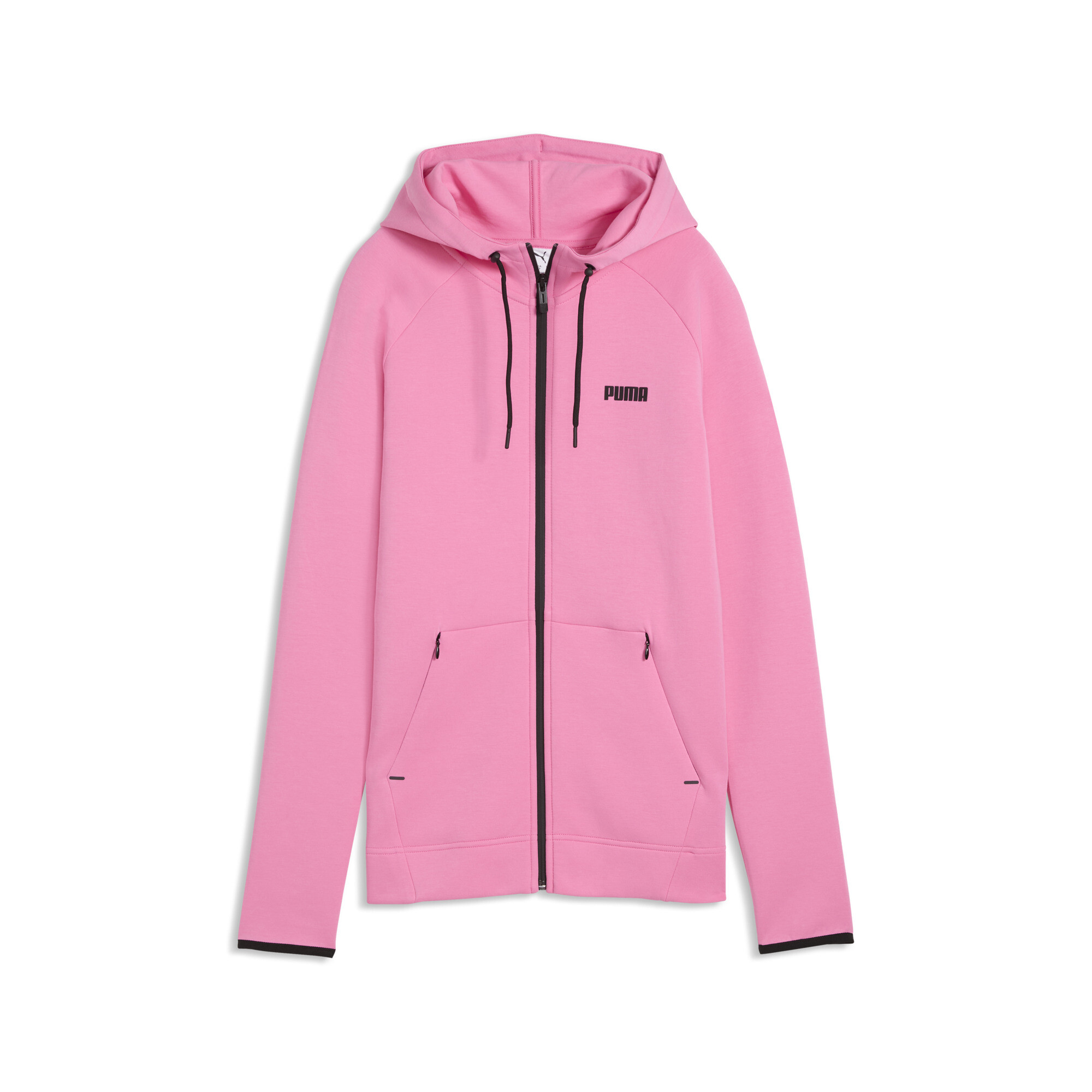 PUMA Spacer hoodie met volledige rits voor Dames, Roze, Maat M