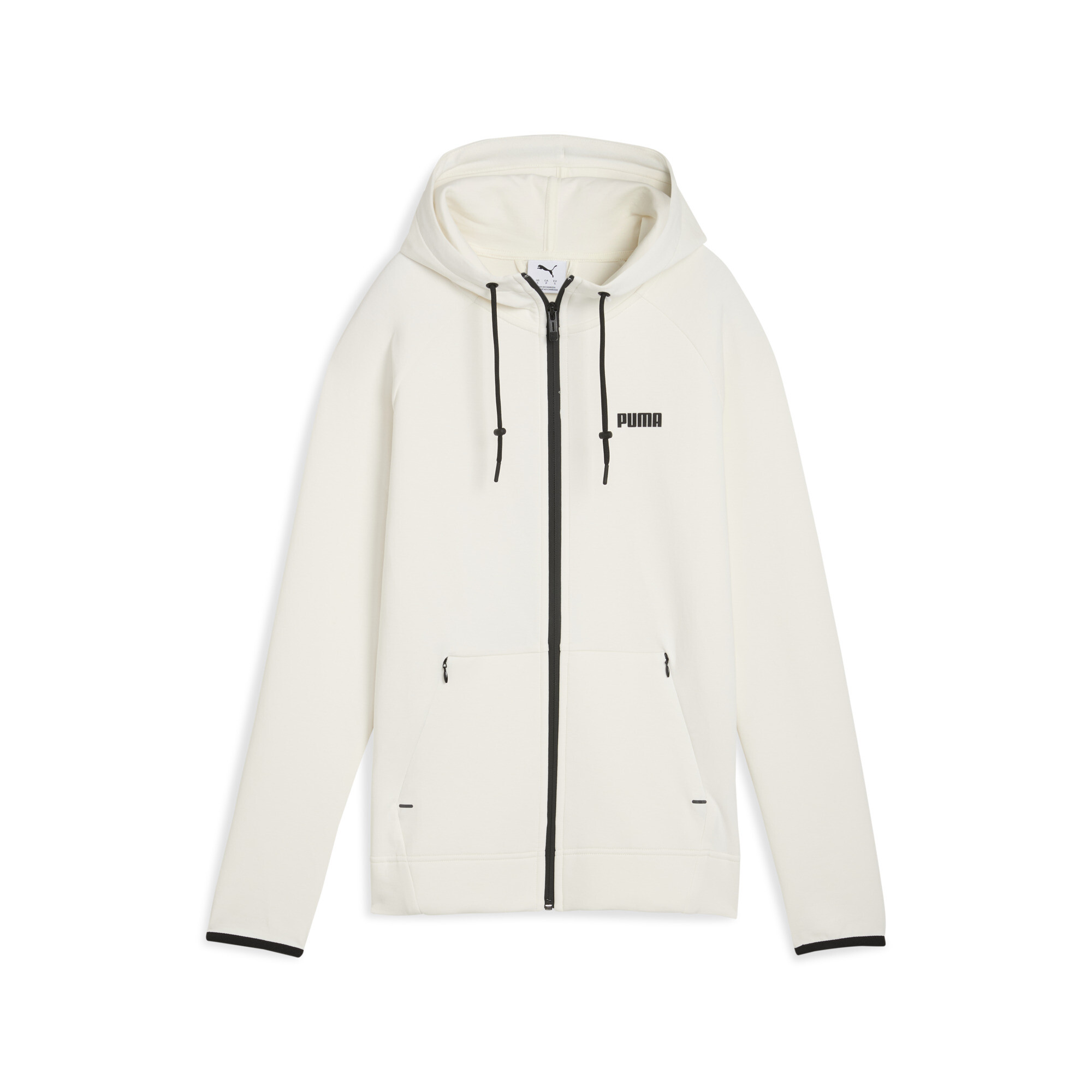 Puma Spacer Kapuzenjacke Damen | Mit Plain | Warm White | Größe: M