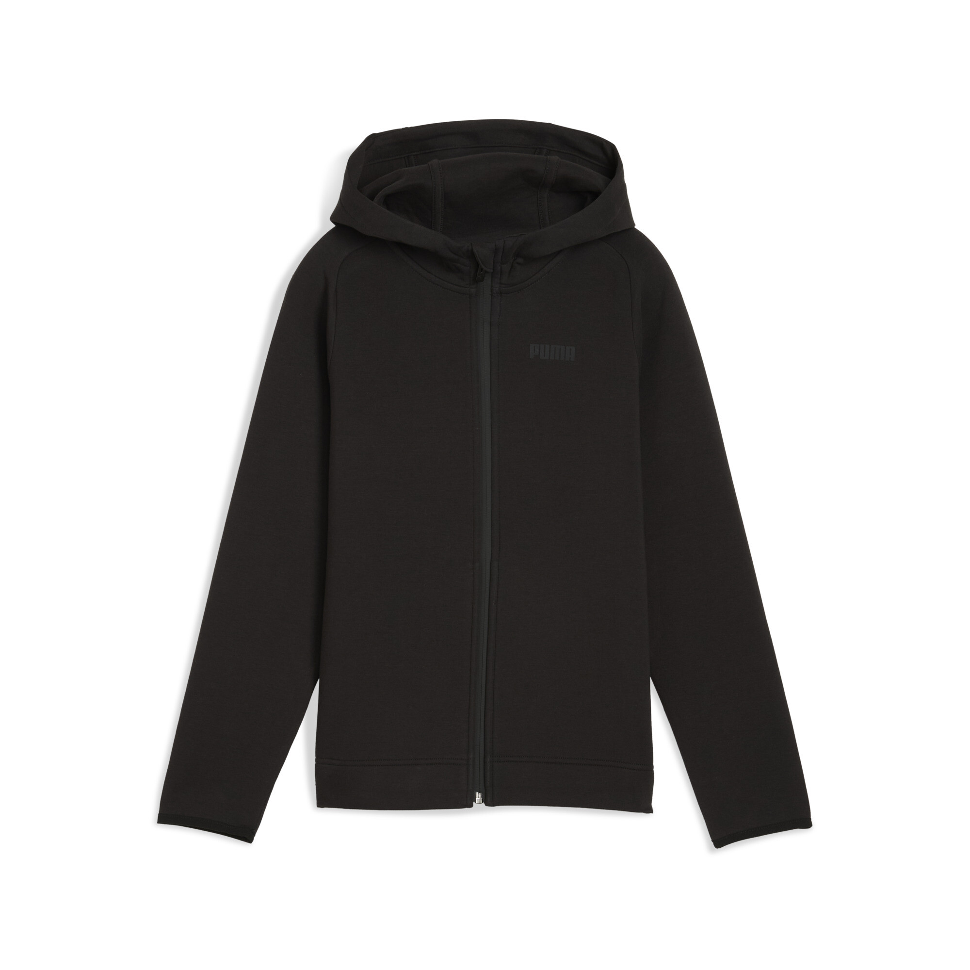 Puma Spacer Kapuzenjacke Teenager Für Herren Für Damen Für Kinder | Mit Plain | Black | Größe: 7-8Y