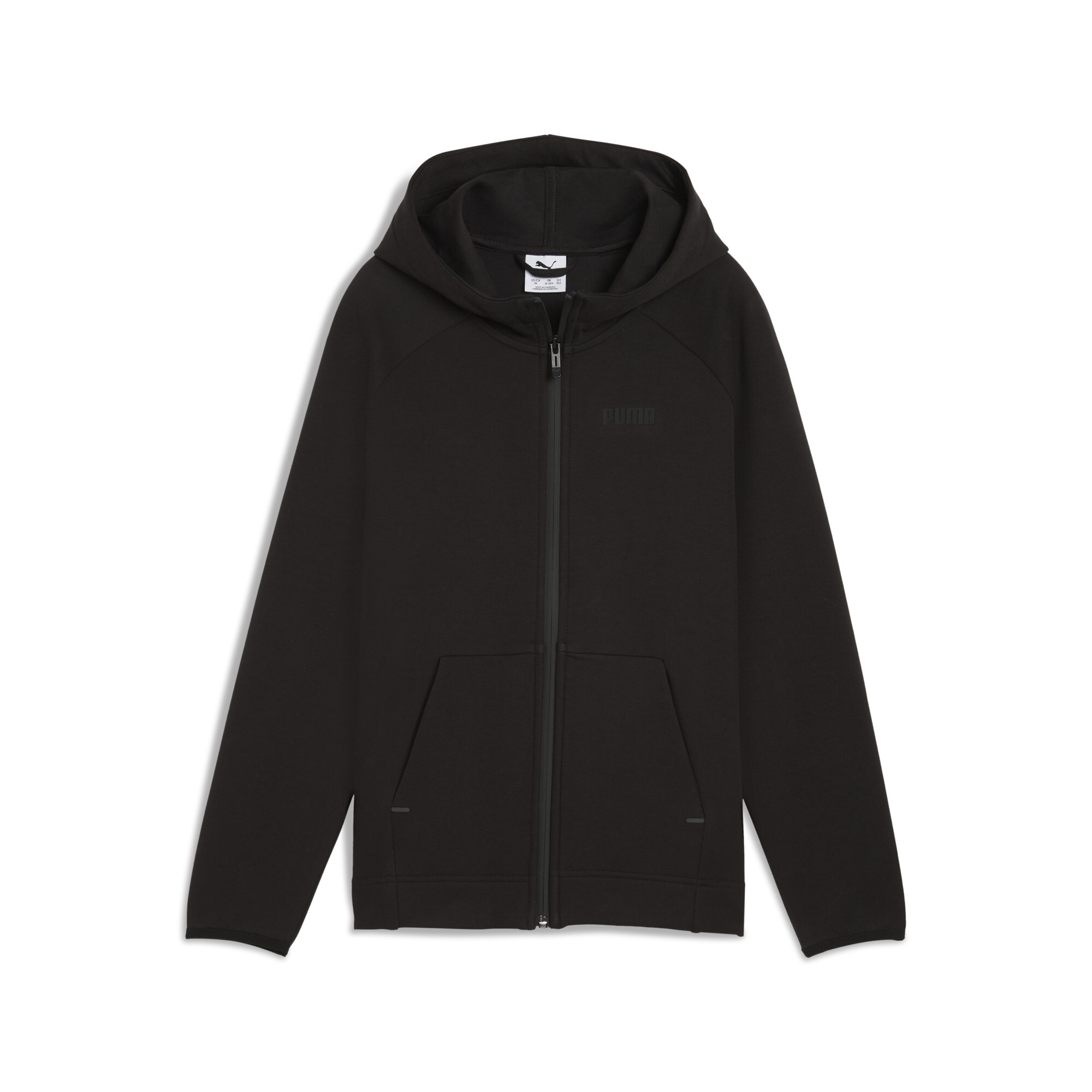 Puma Spacer Kapuzenjacke Teenager Für Damen Für Kinder | Mit Plain | Black | Größe: 15-16Y