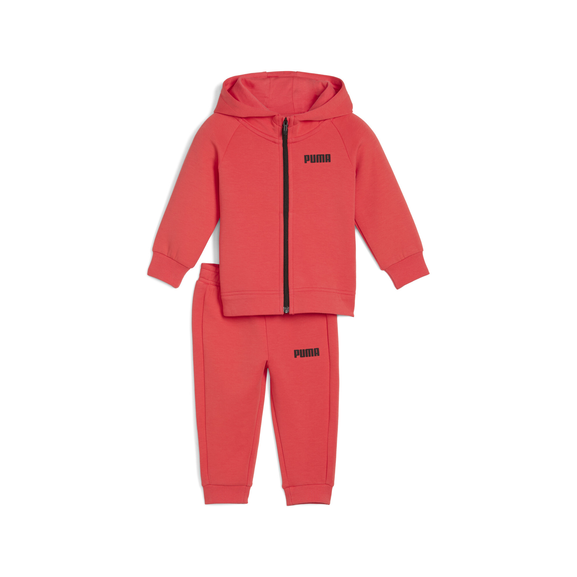 Puma Spacer Jogginganzug Babys | Mit Plain | Active Red | Größe: 1-2Y