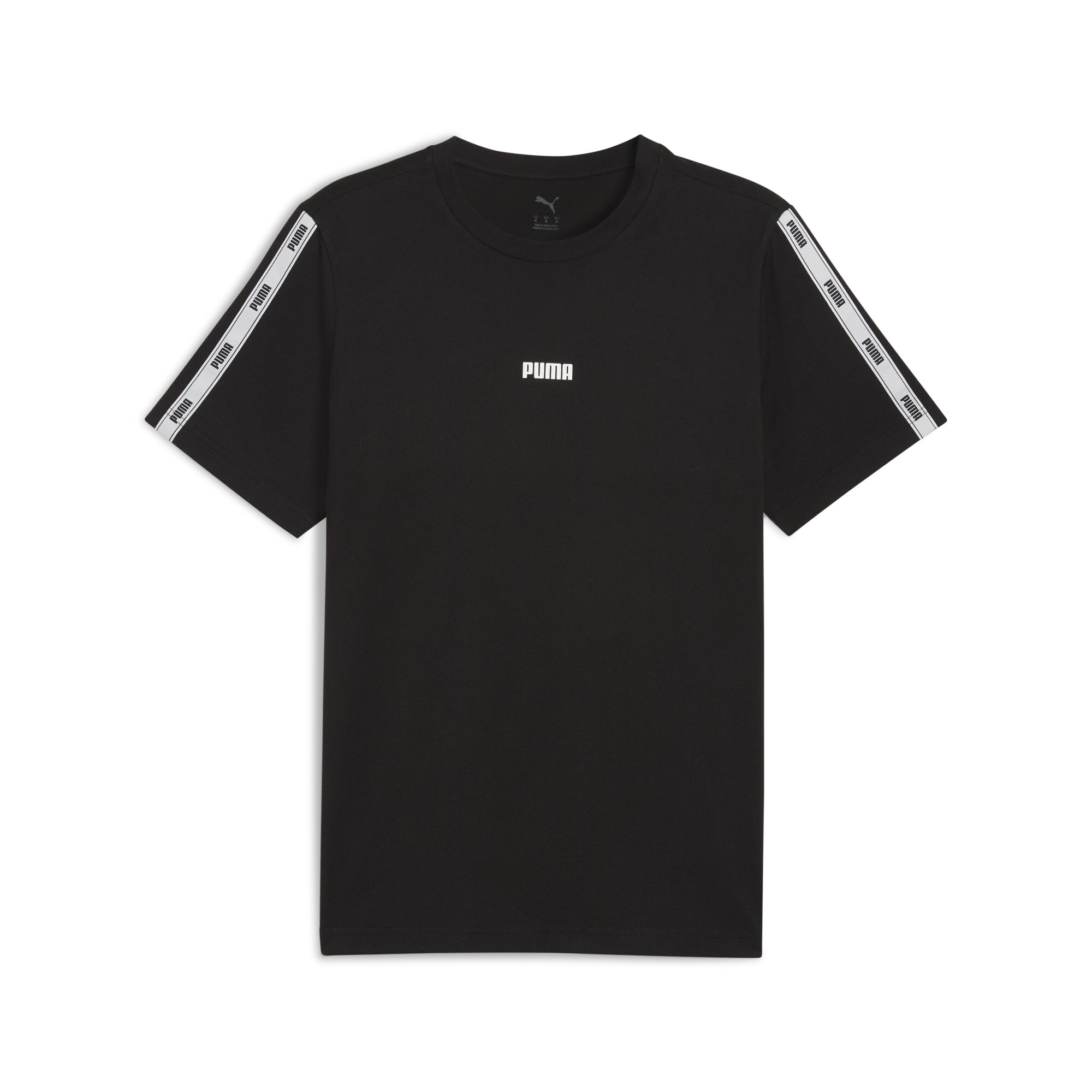 Puma Tape T-Shirt Herren | Mit Plain | Black | Größe: XXL