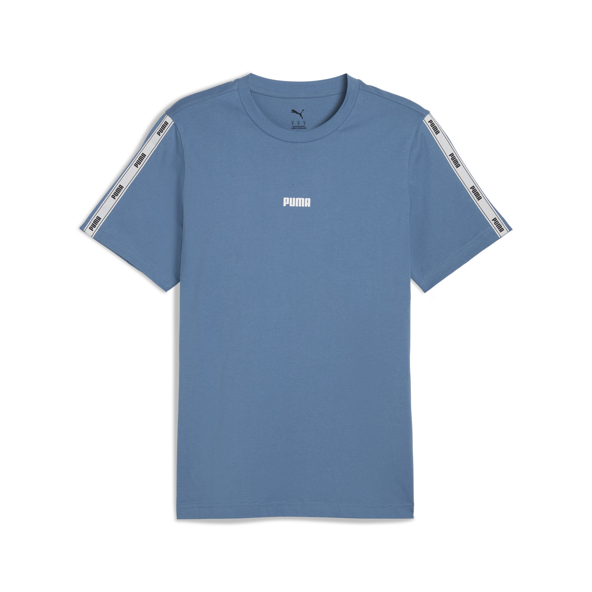 Puma Tape T-Shirt Herren | Mit Plain | Deep Dive | Größe: L