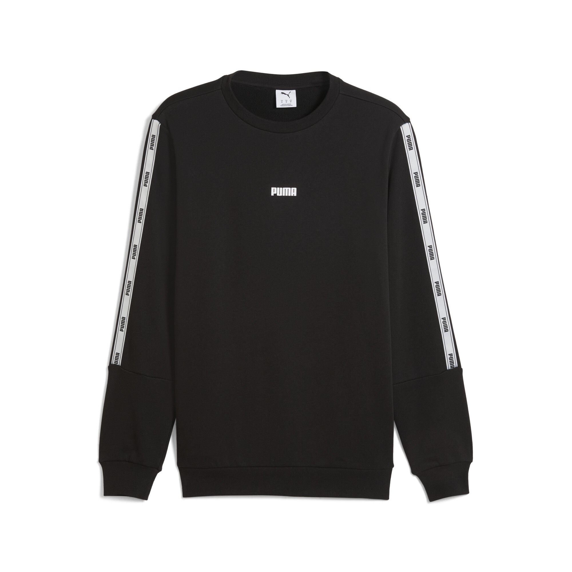 Puma Tape Crewneck Herren | Mit Plain | Black | Größe: 4XL