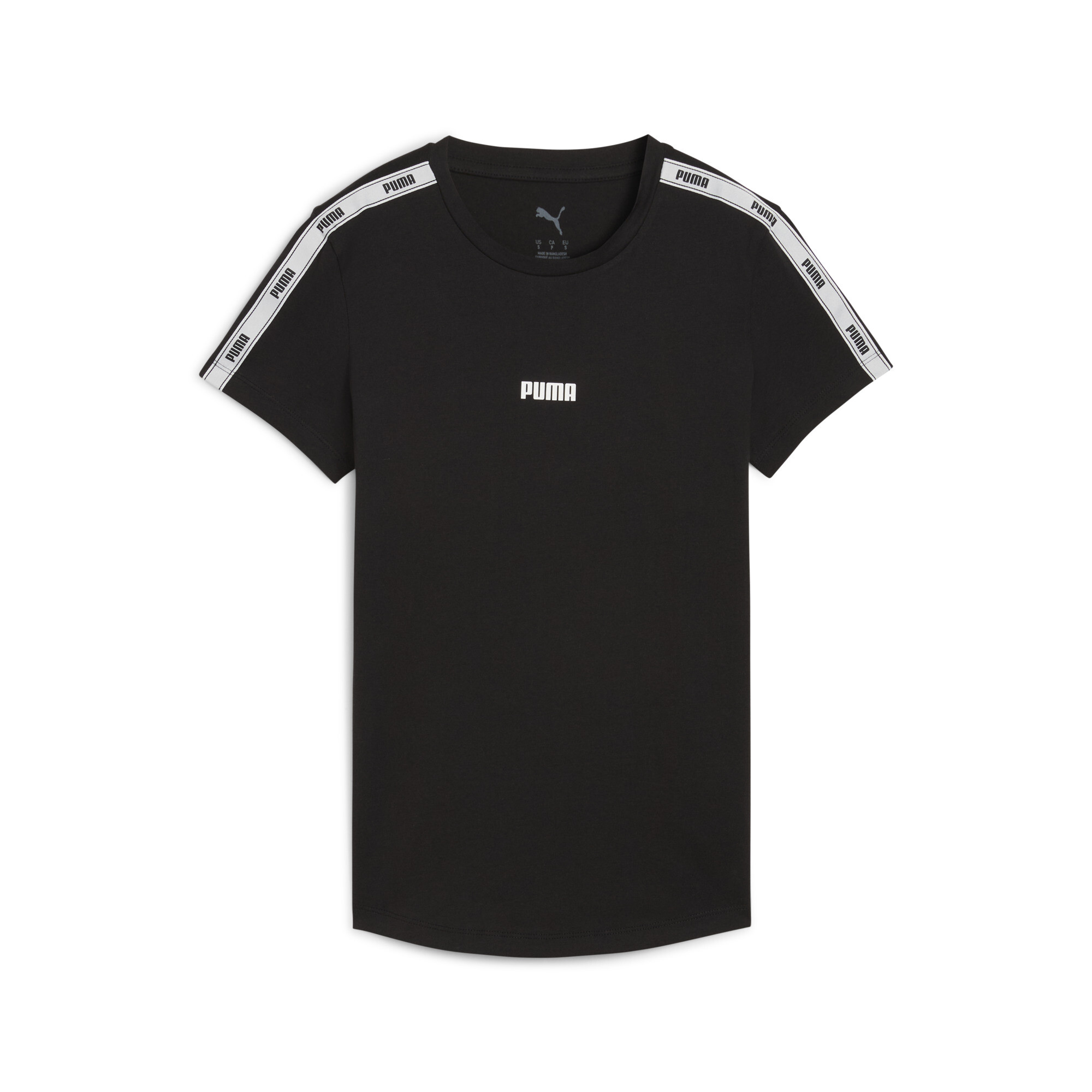 Puma Tape T-Shirt Damen | Mit Plain | Black | Größe: XXS