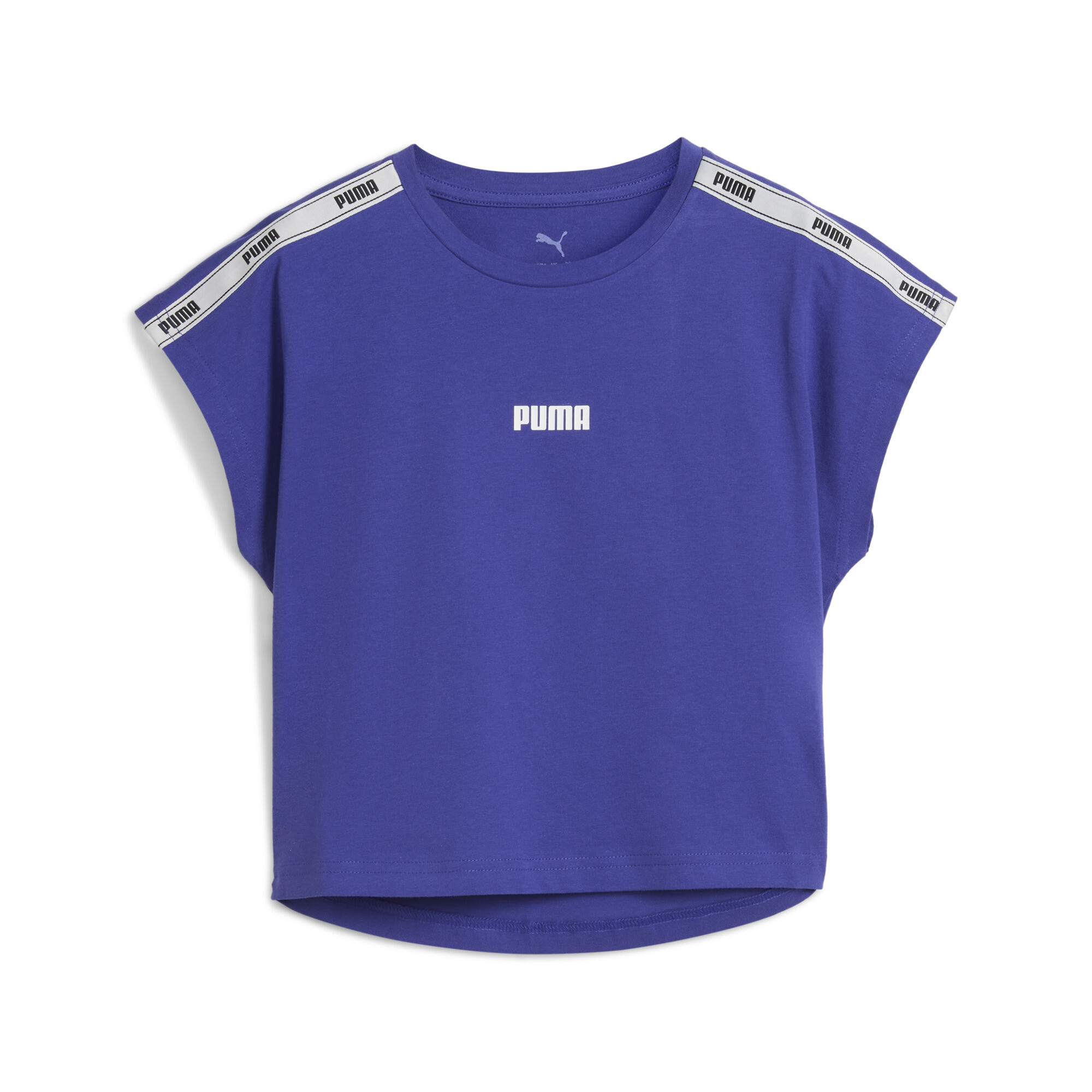 Puma Tape T-Shirt 2.0 Teenager Für Damen Für Kinder | Mit Plain | Lapis Lazuli | Größe: 9-10Y